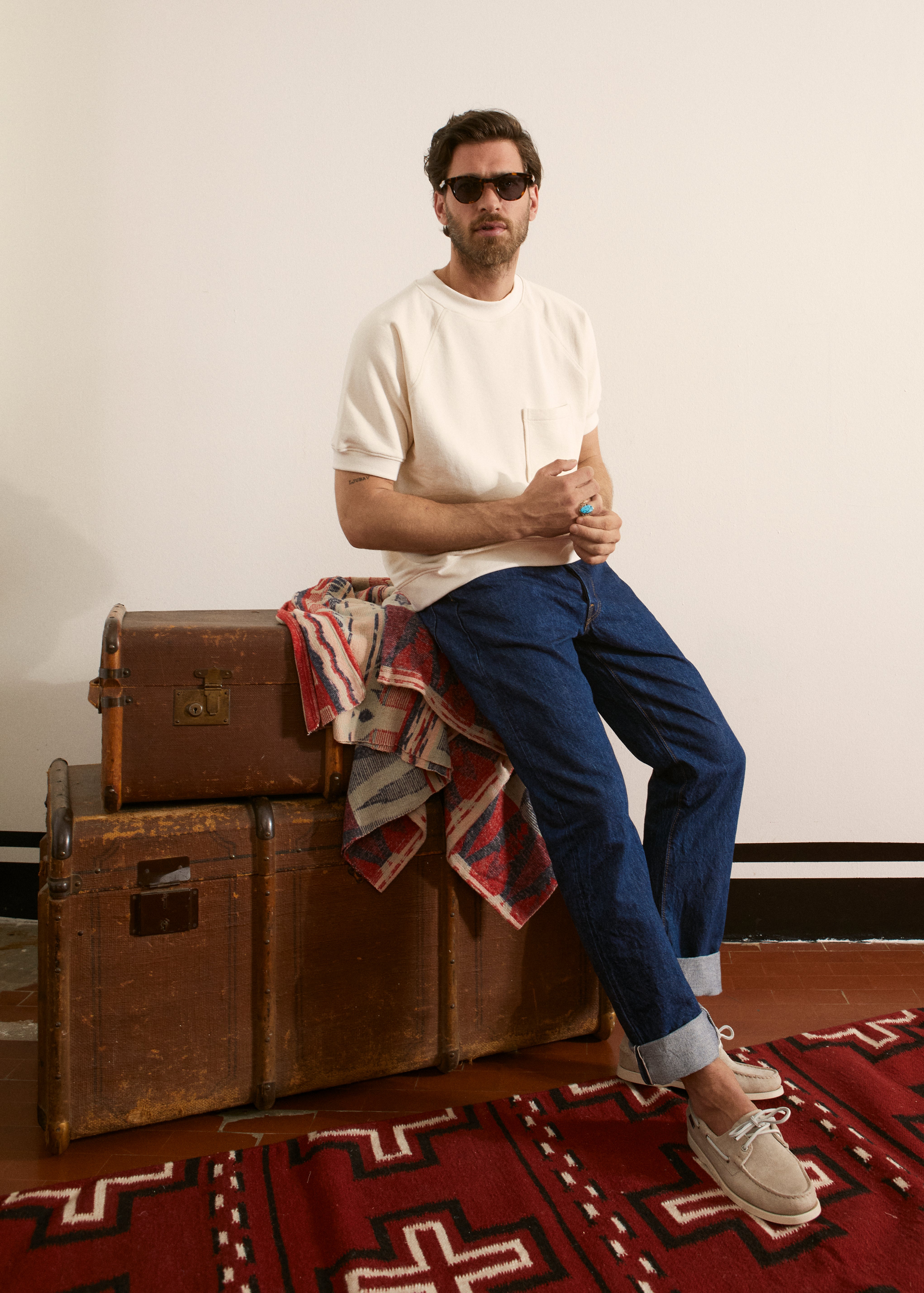 992 Johnny Japan Denim Cimosato Rinse Wash 5 Tasche a Vita Alta