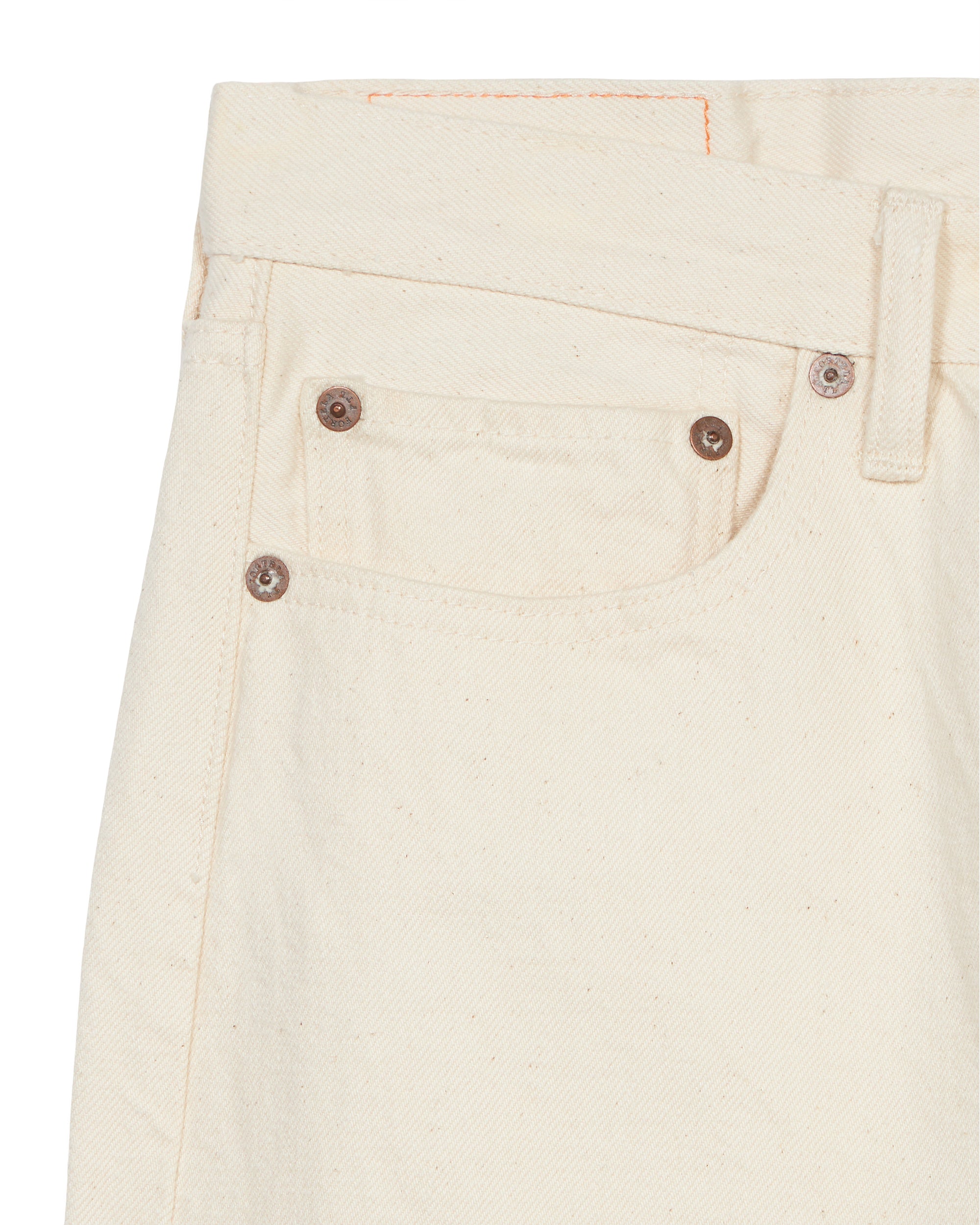 992 Johnny Japan Denim Selvedge Ecrù 5-pocket High-waisted