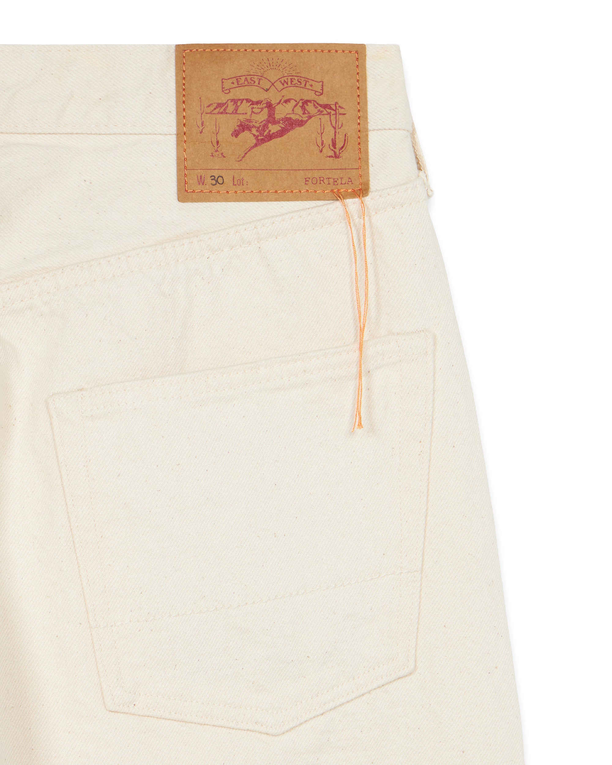 992 Johnny Japan Denim Selvedge Ecrù 5-pocket High-waisted