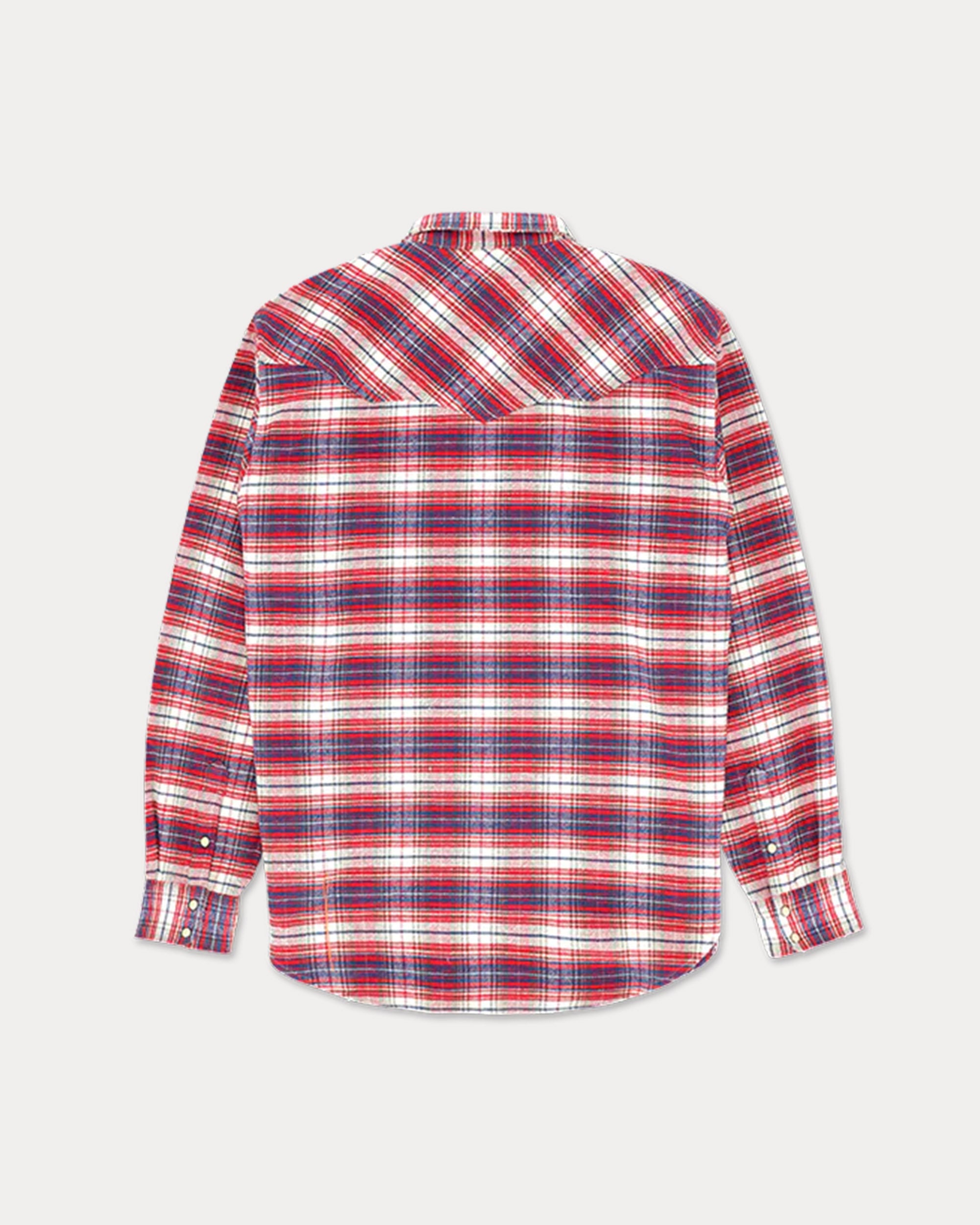 Josh Checkered Cotton Western Shirt