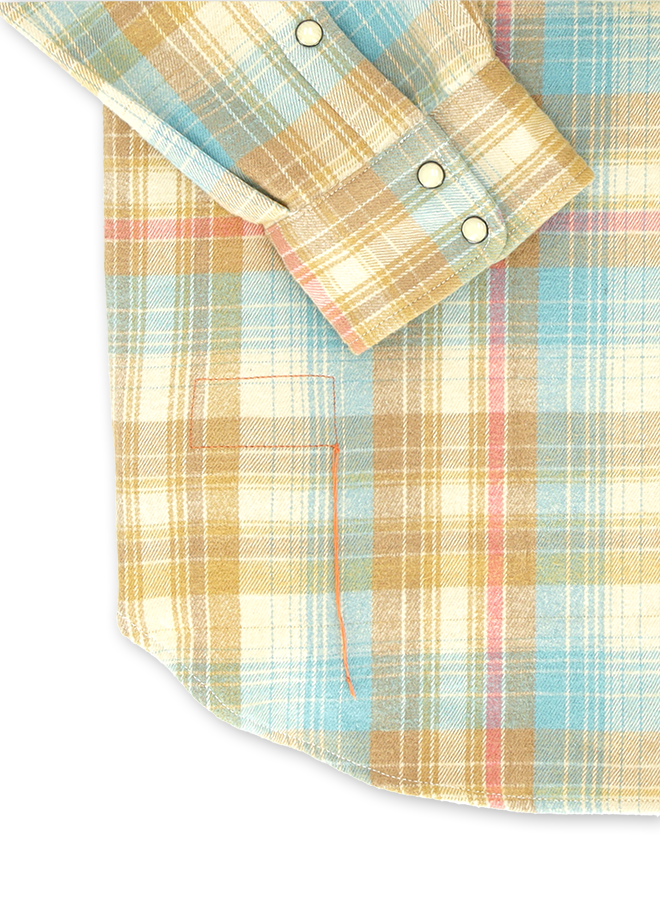 Josh Camicia Texana In Cotone A Quadri