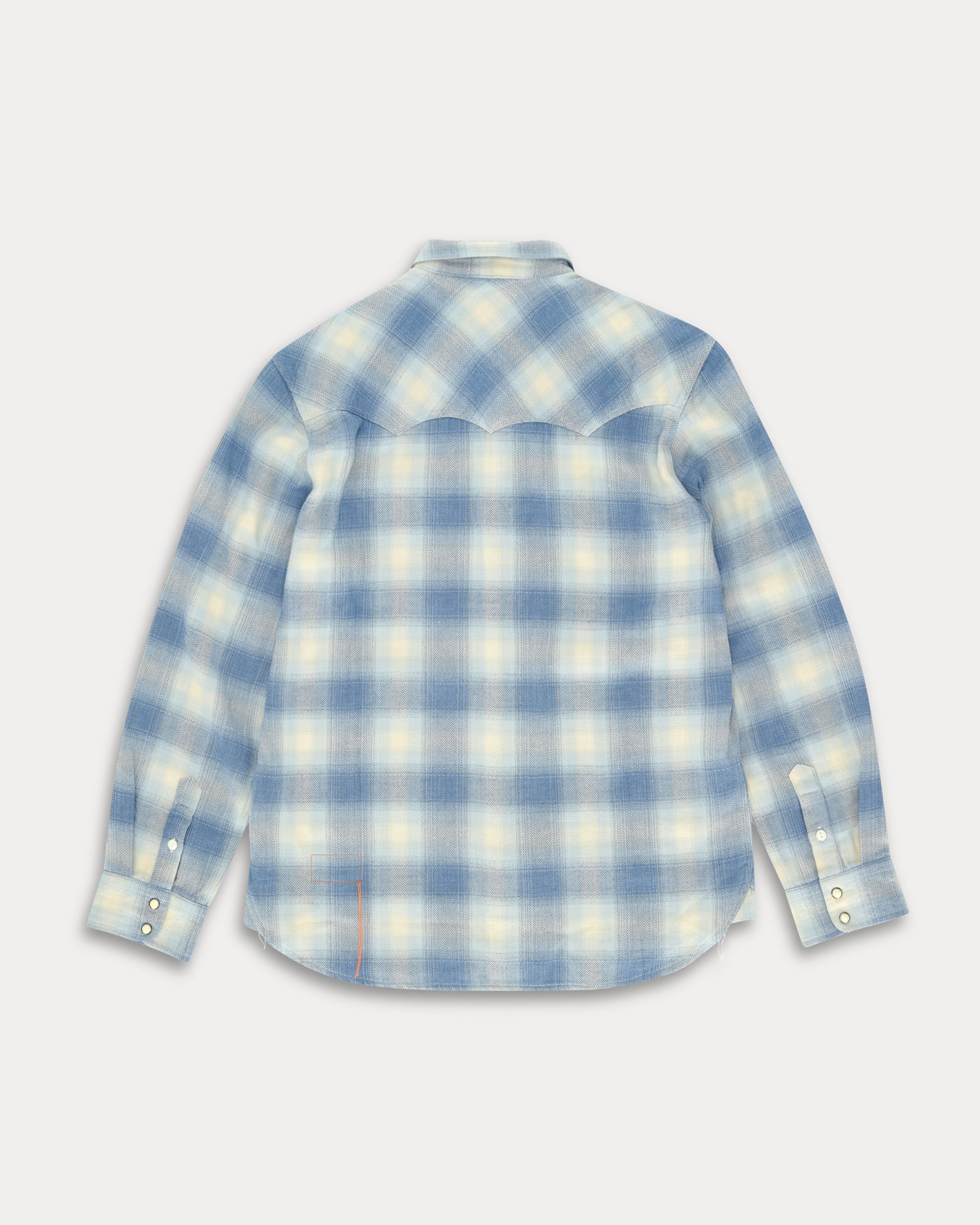 Josh Camicia in Cotton Plaid Western Shirt