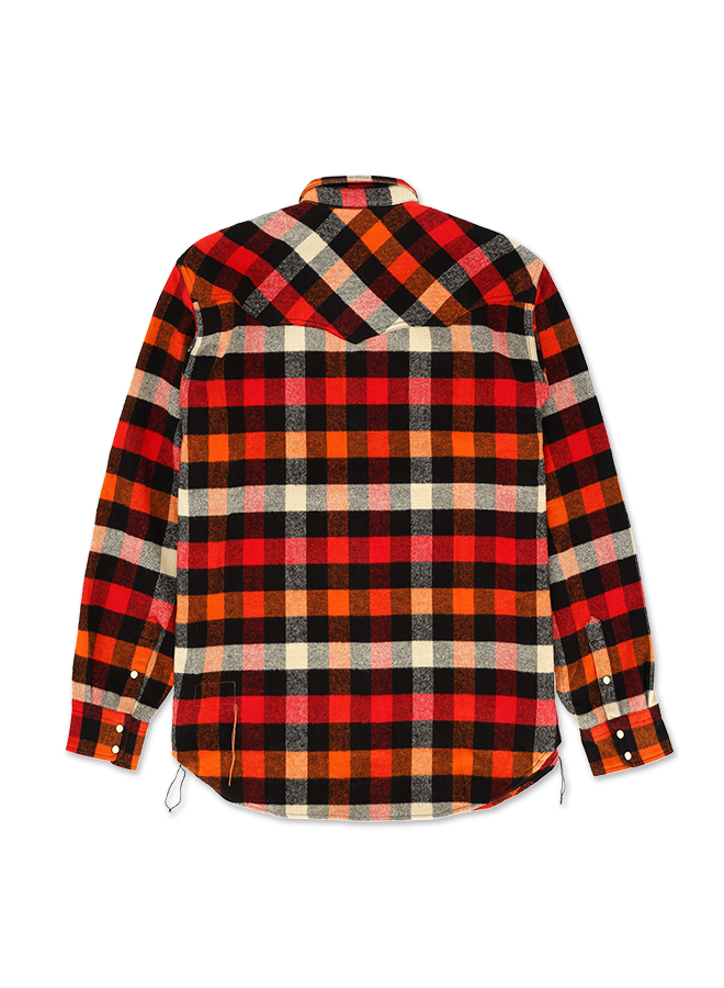 Josh Camicia Texana In Cotone A Quadri