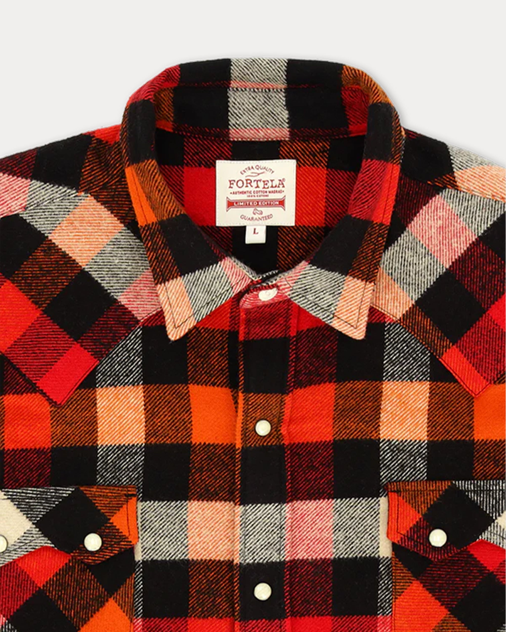 Josh Checkered Cotton Western Shirt