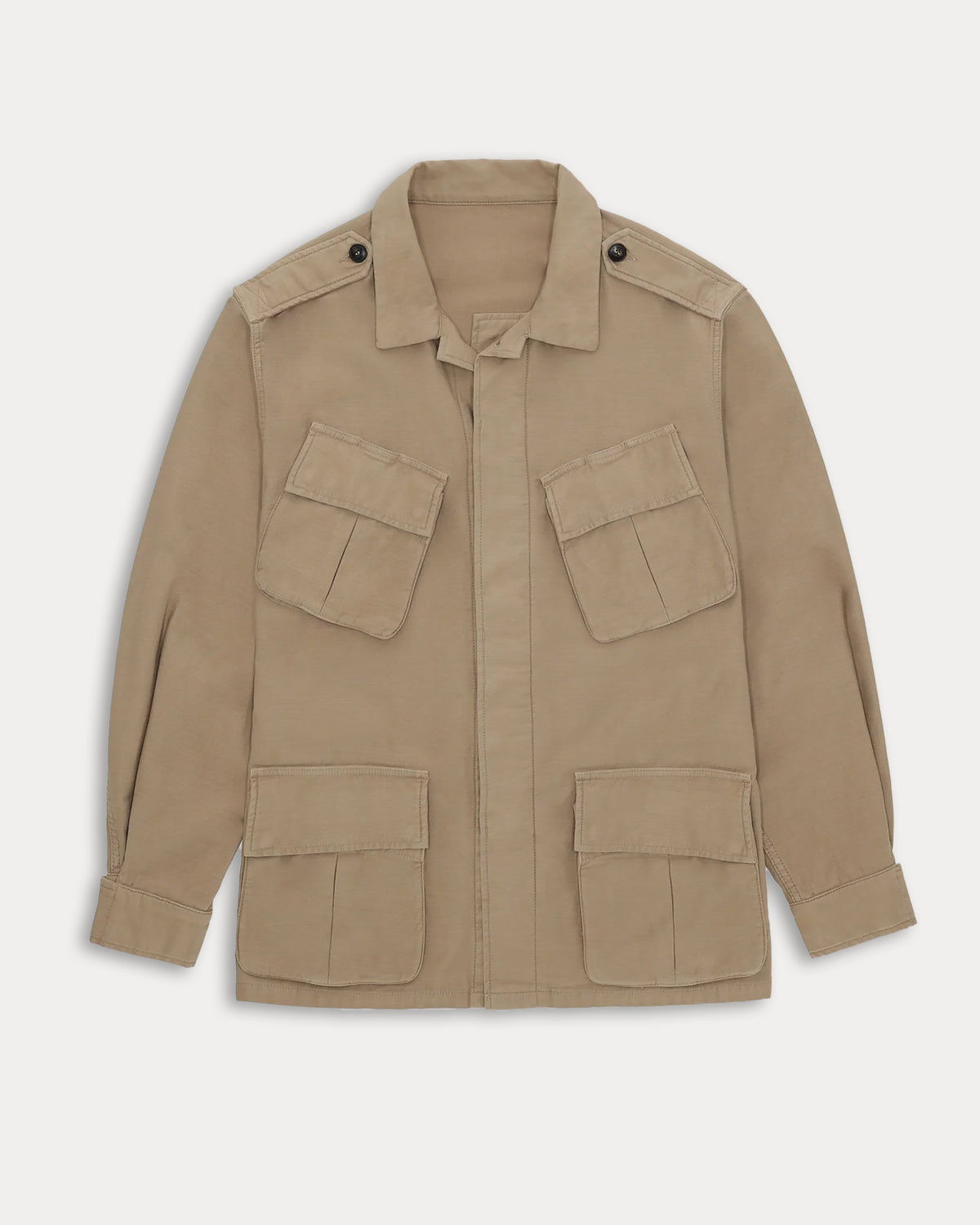 Jungle Cotton Jacket With Pockets