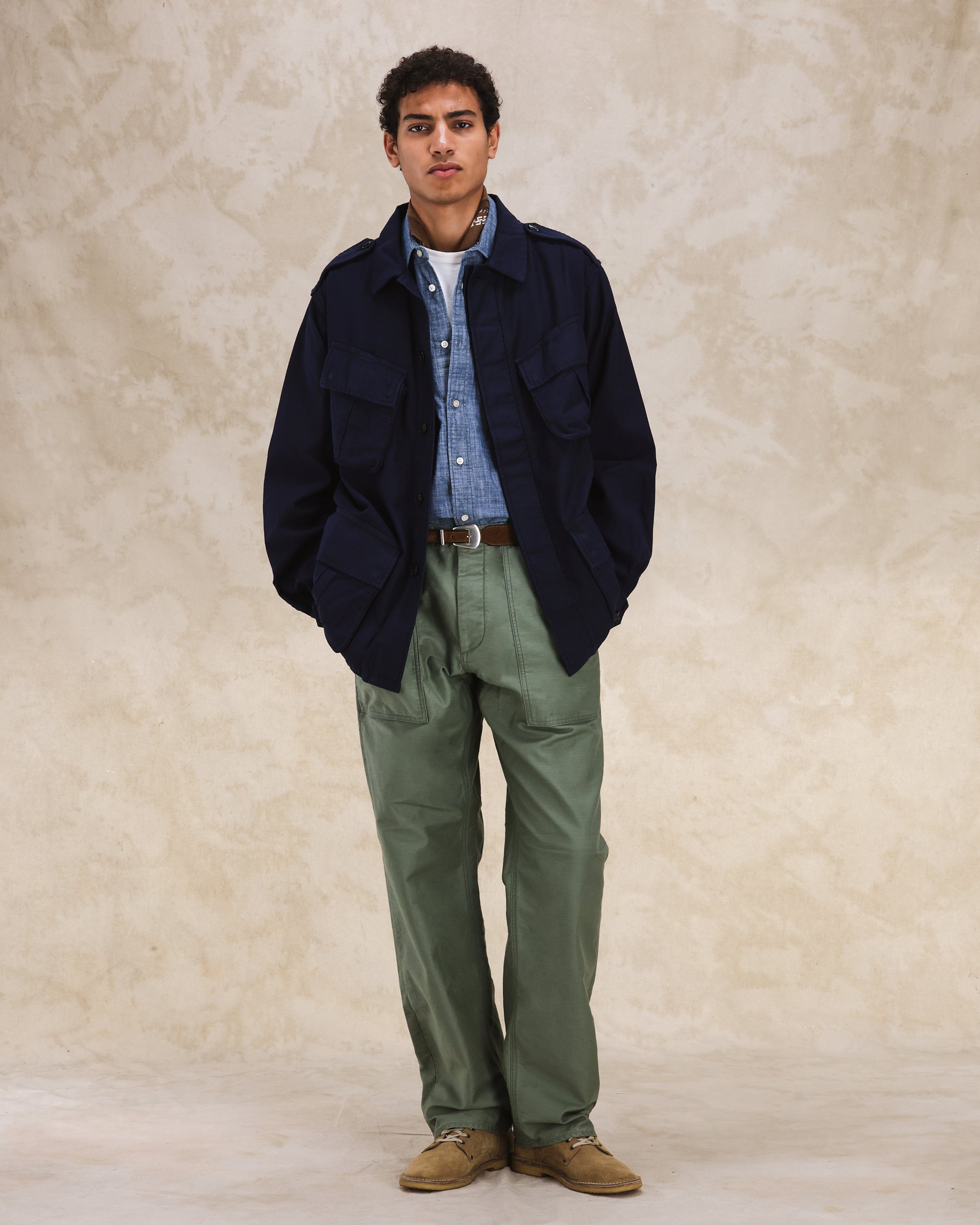 Jungle Giacca Con Tasche In Cotone