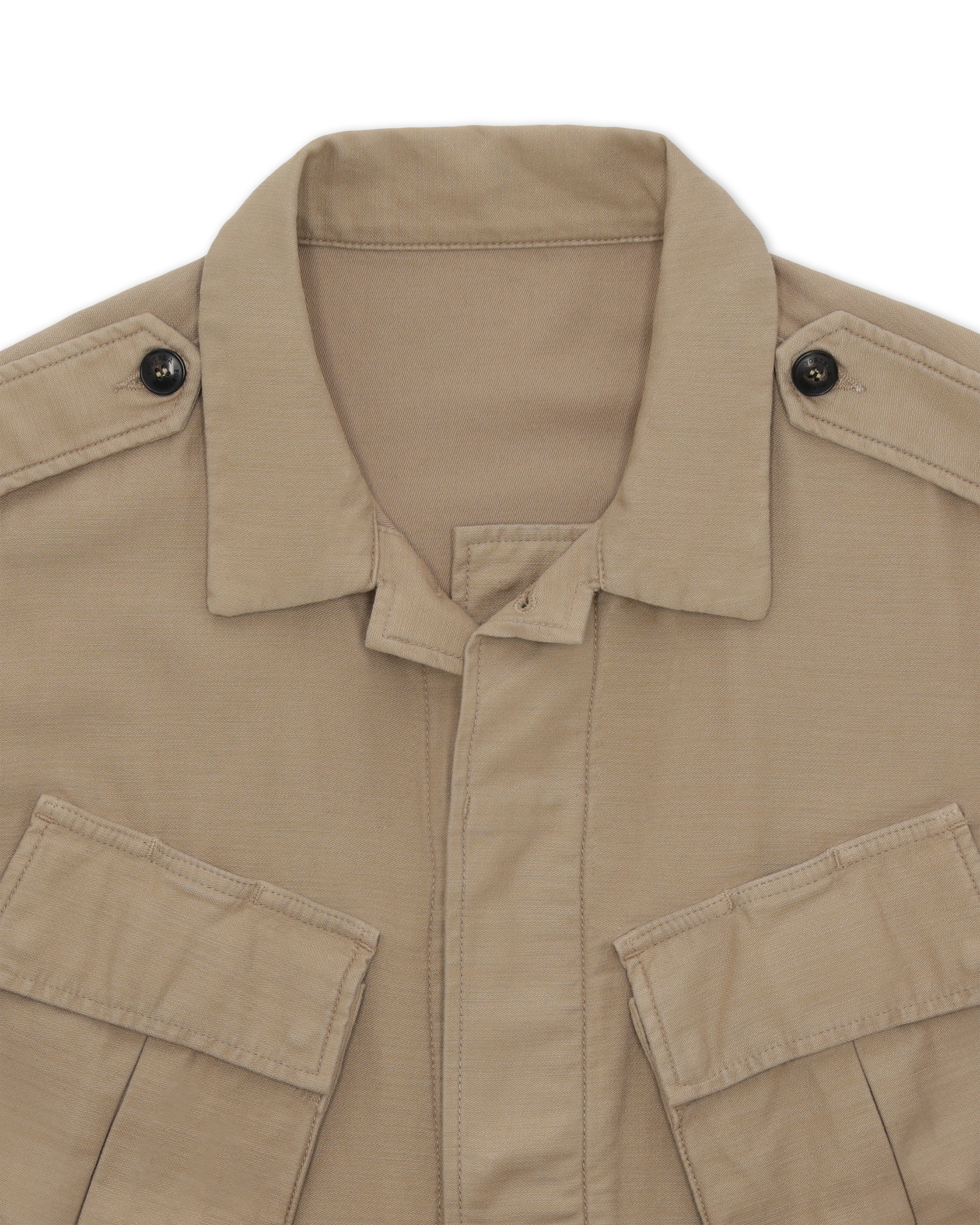 Jungle Giacca Con Tasche In Cotone