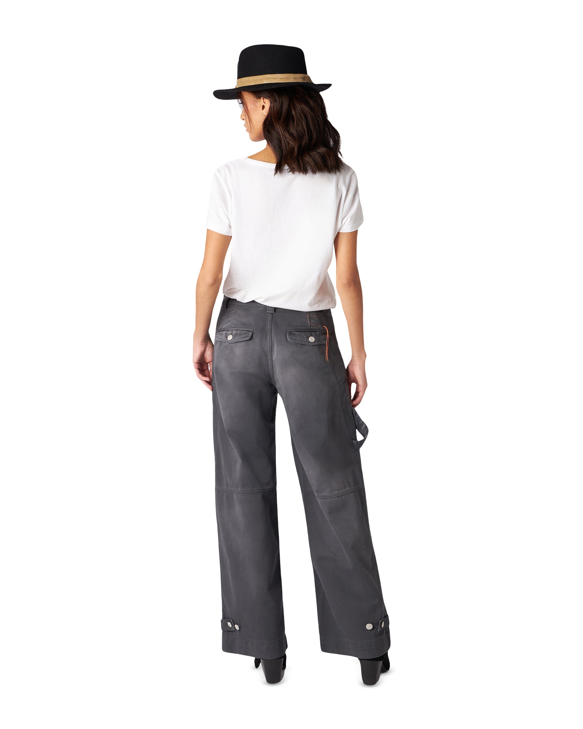 Juniat Pantaloni Cargo In Twill Di Cotone