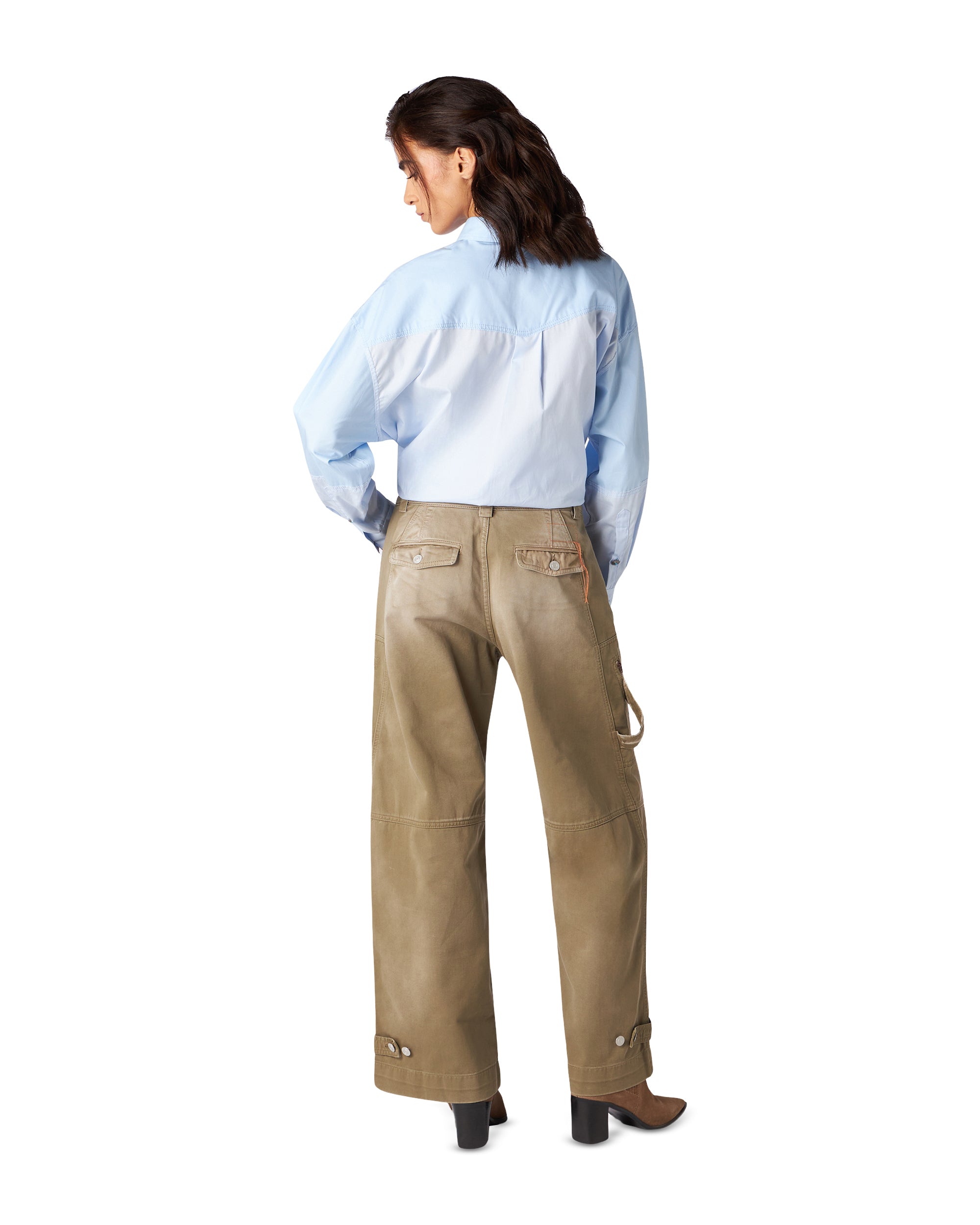 Juniat Pantaloni Cargo In Twill Di Cotone