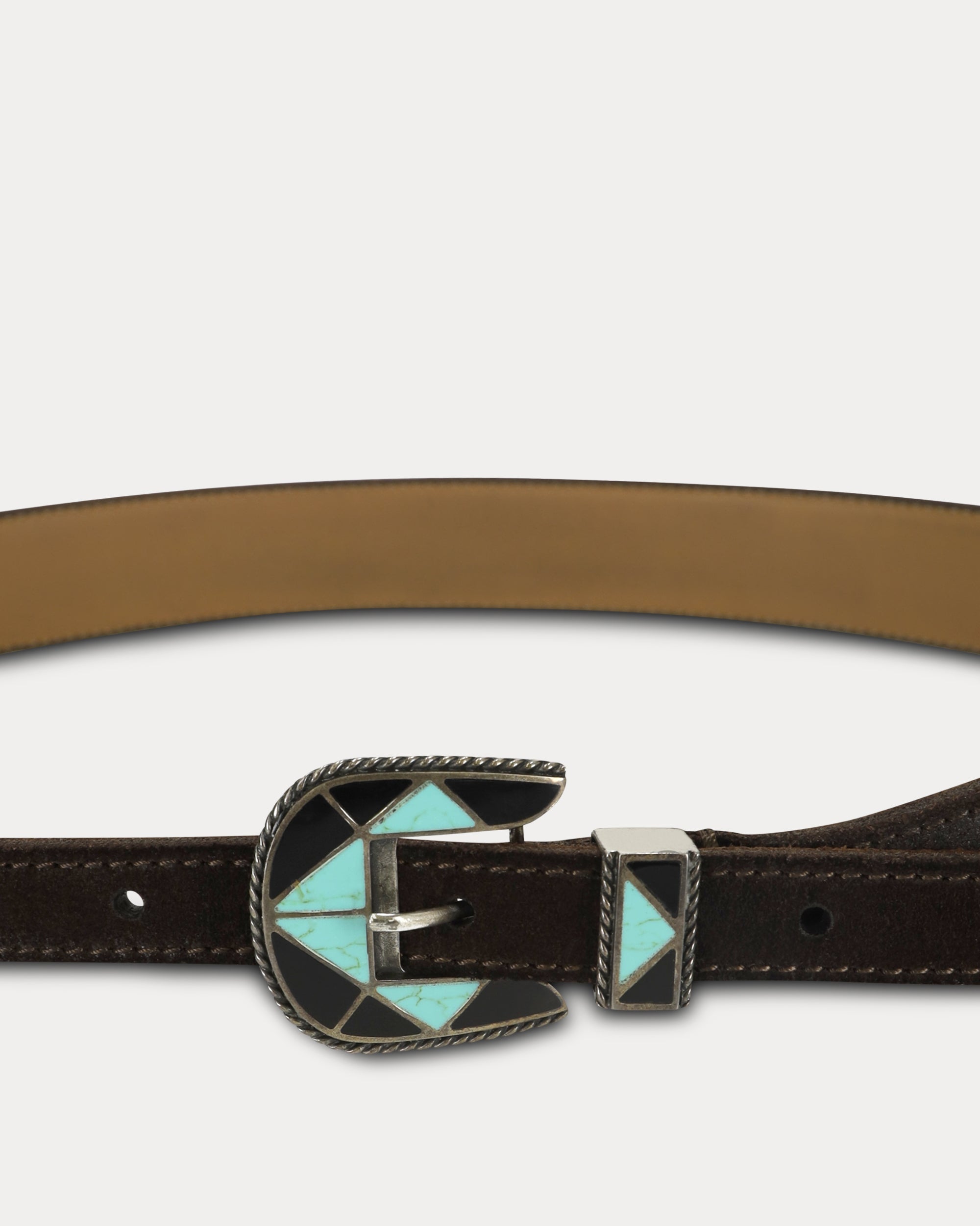 Kansas Belt with Turquoise Buckle