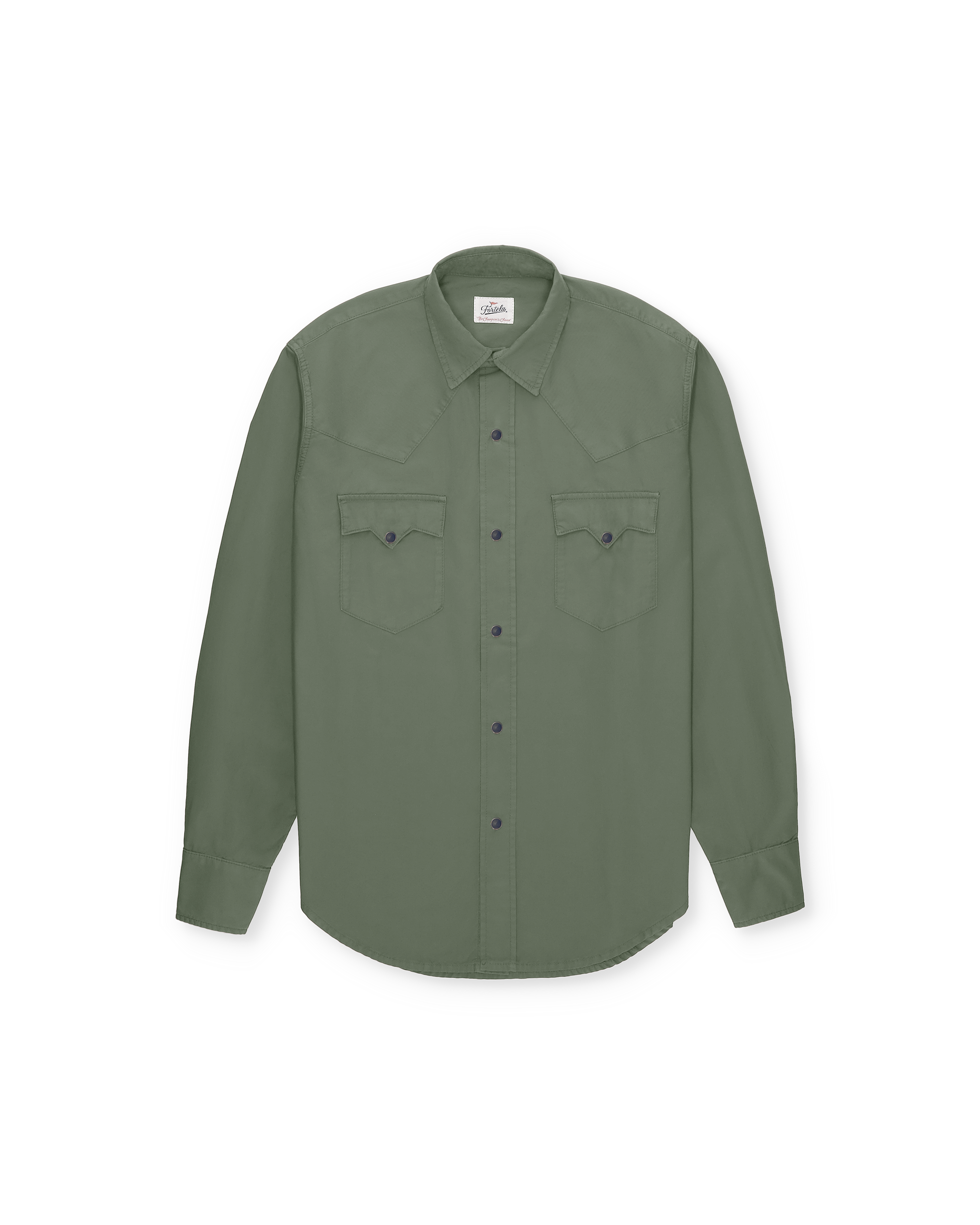 Kayacebb Camicia Western Bottone Nero