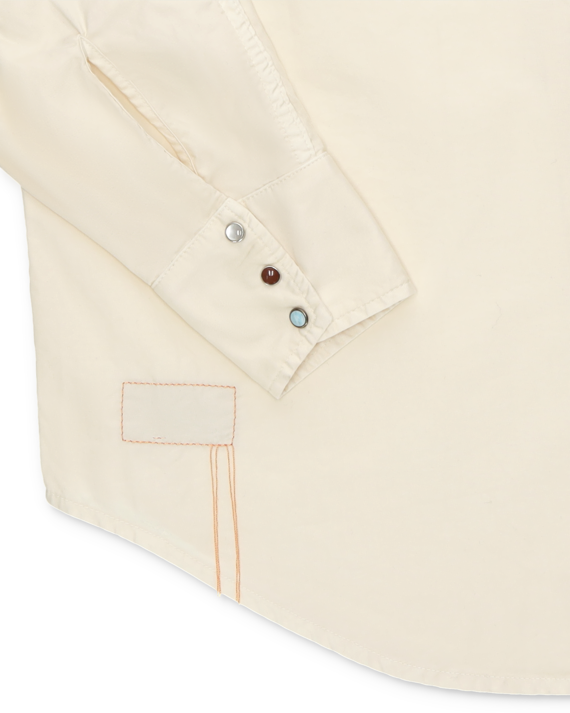 Kayacebb Camicia Texana in Twill di Cotone