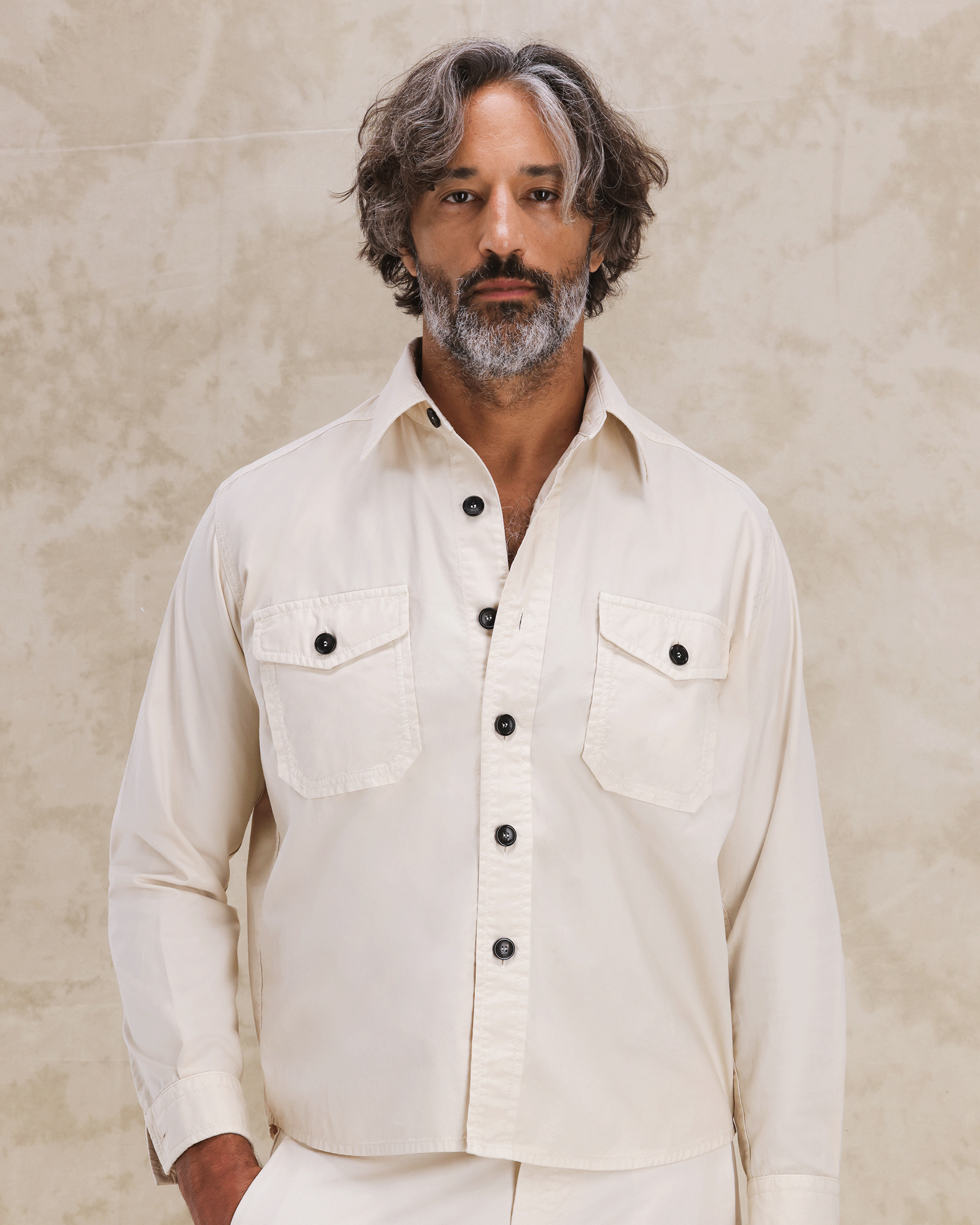 Kenny Overshirt In Twill di Cotone