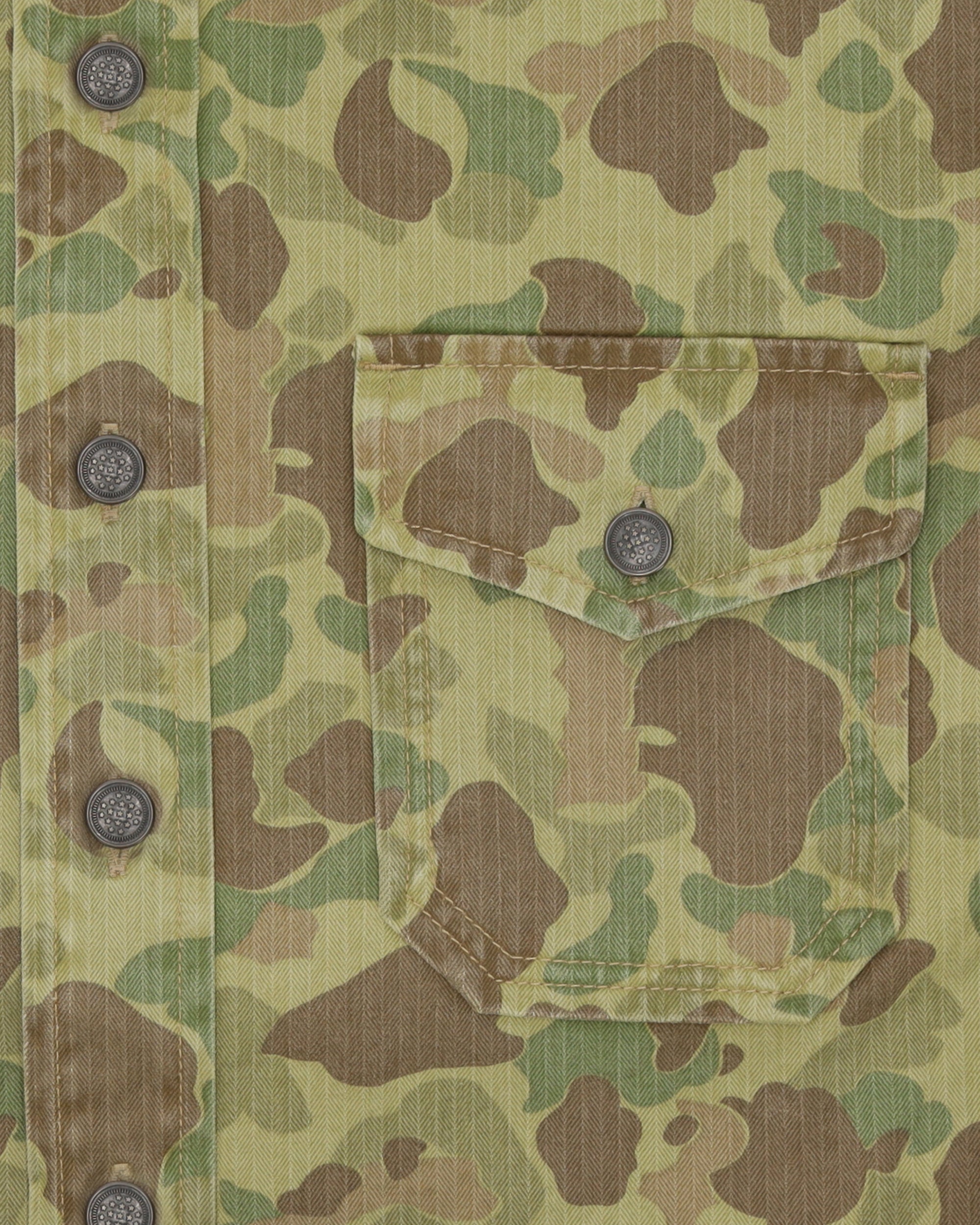 Kenny Overshirt Camouflage In Cotone