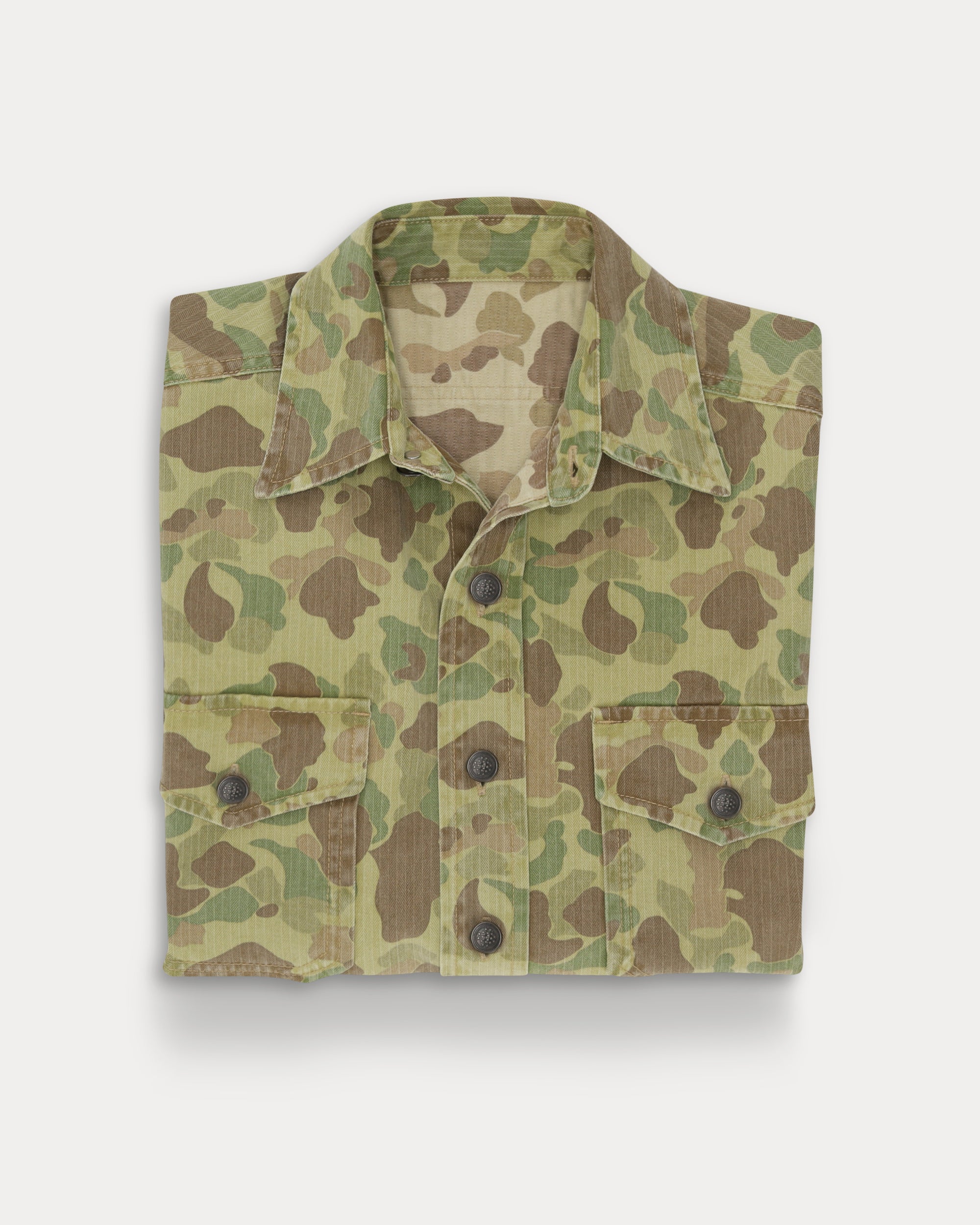 Kenny Overshirt Camouflage In Cotone