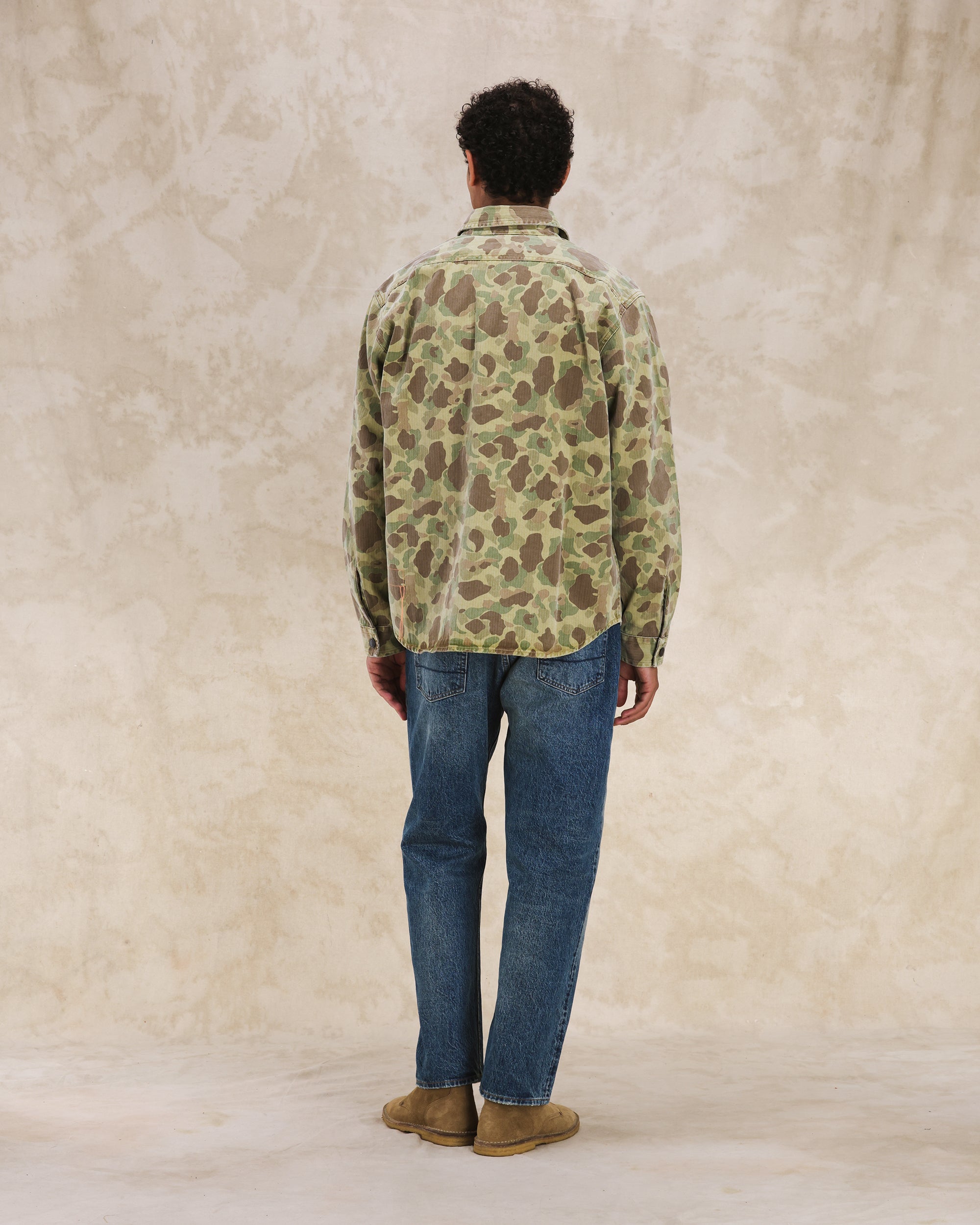 Kenny Overshirt Camouflage In Cotone