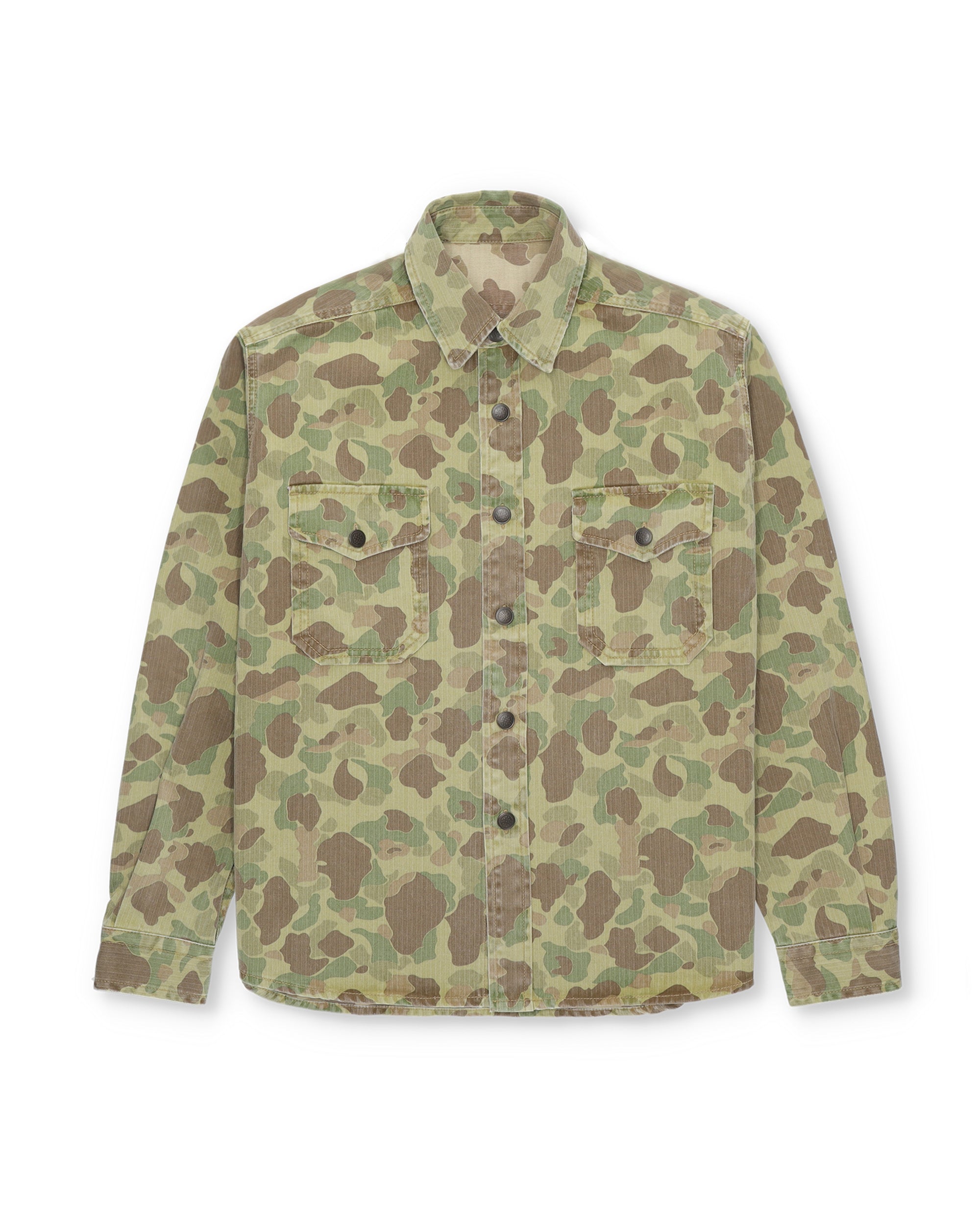 Kenny Overshirt Camouflage In Cotone