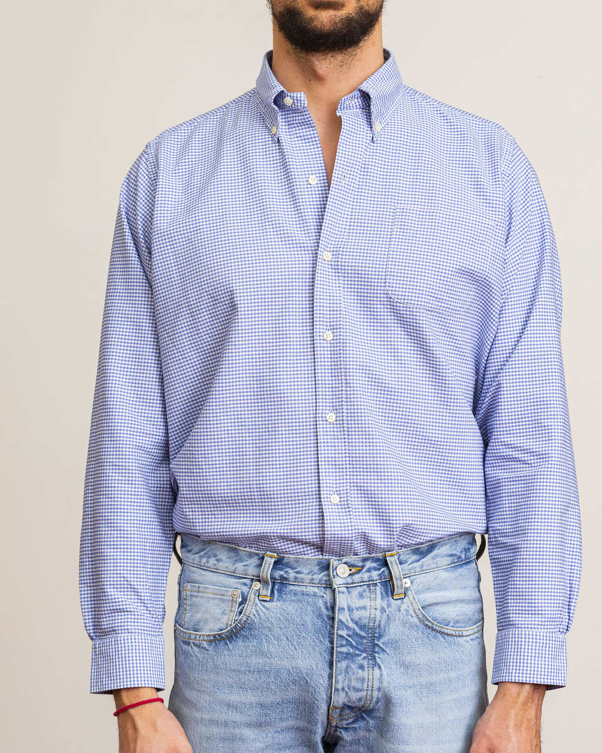 King Camicia Classica In Cotone