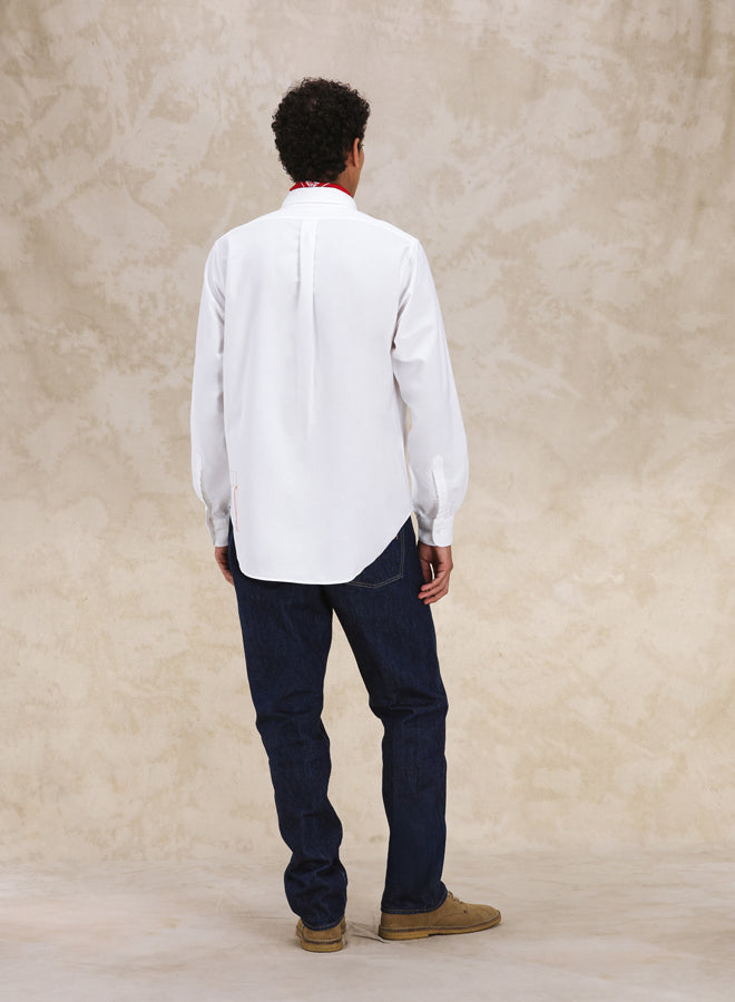 King Camicia Classica In Cotone