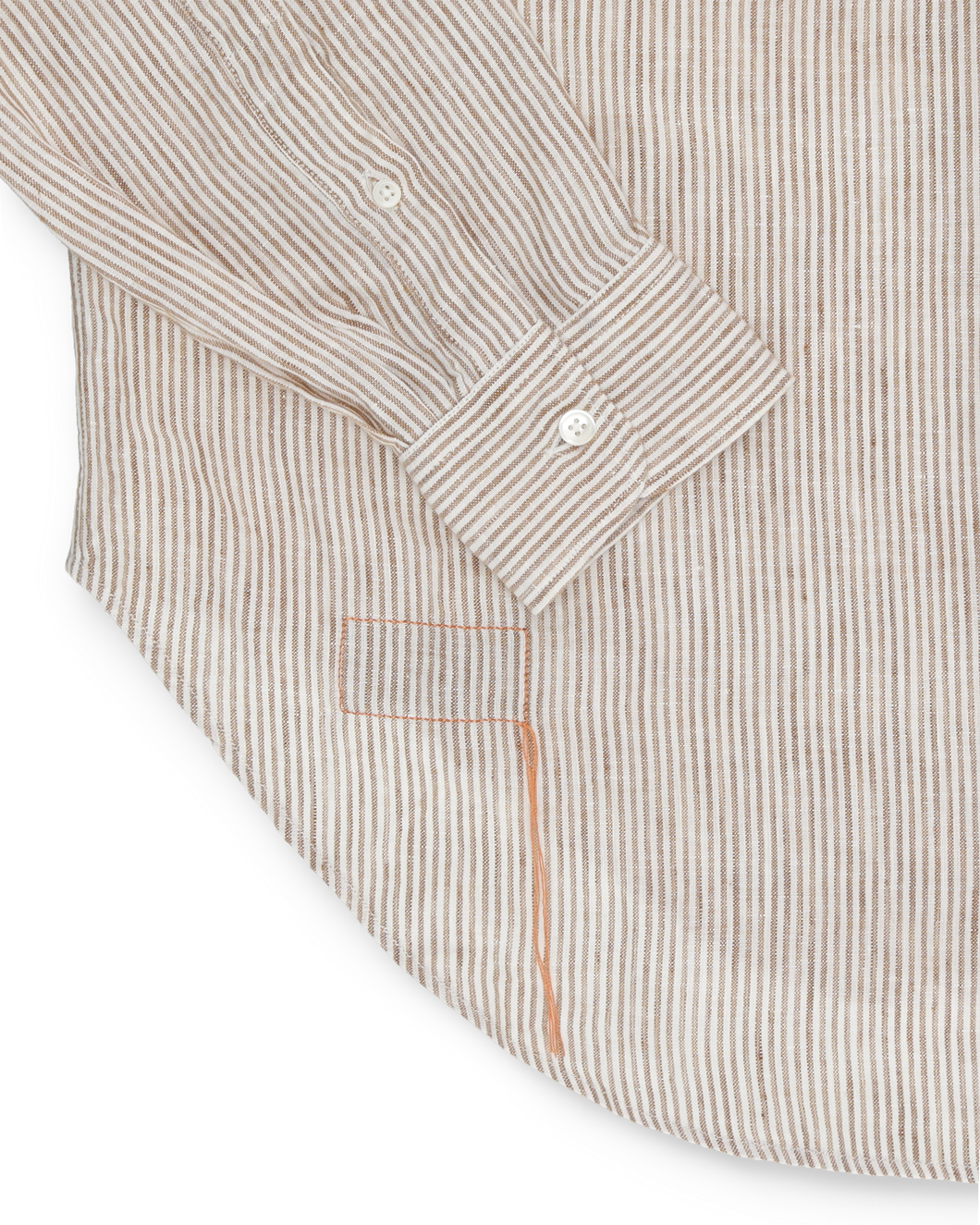 King Camicia In Lino Con Tasca