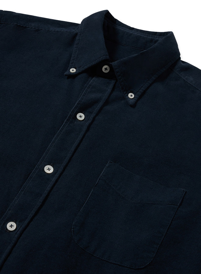 King Camicia In Velluto A Coste