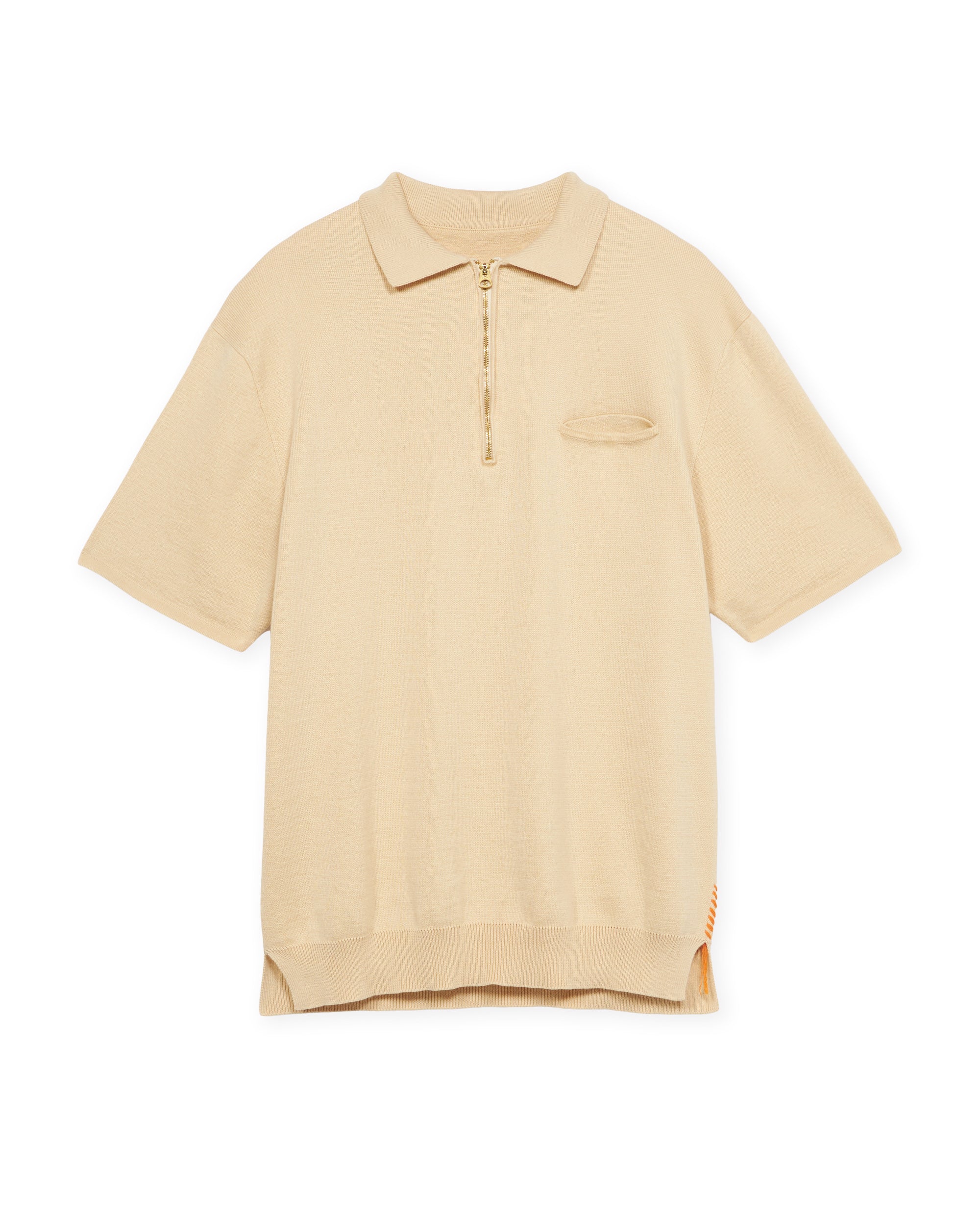 Laight Polo Manica Corta Zip 3/4