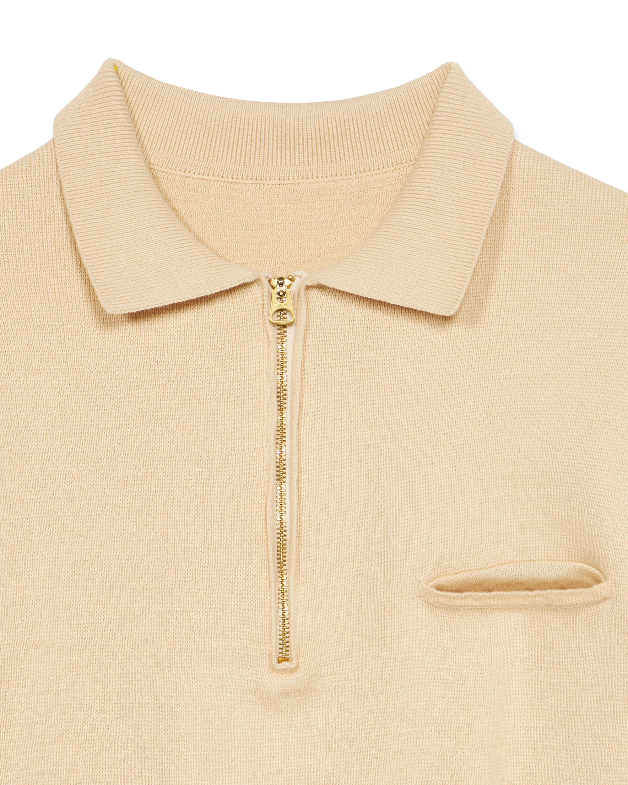 Laight Polo Manica Corta Zip 3/4