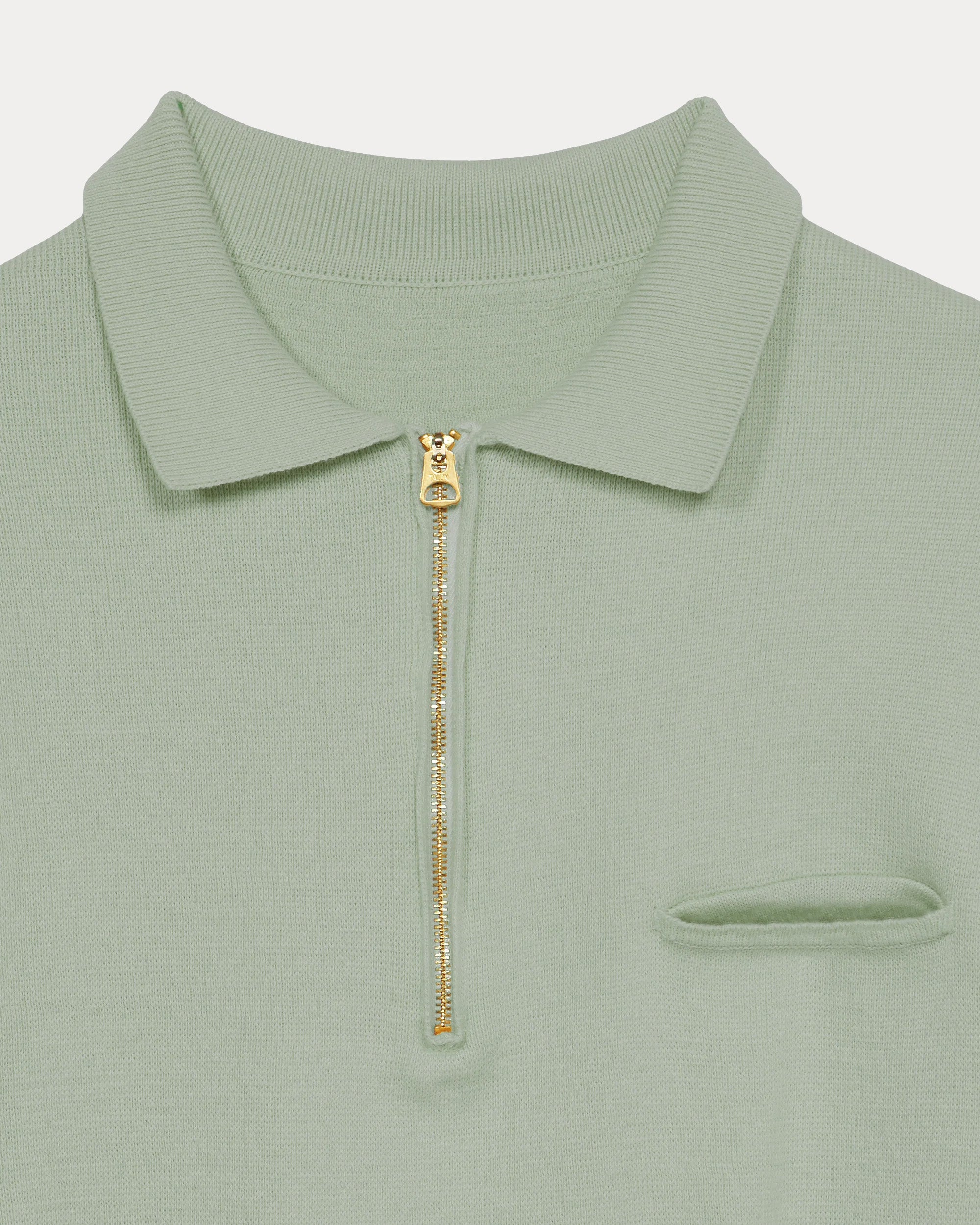 Laight Polo Manica Corta Zip 3/4