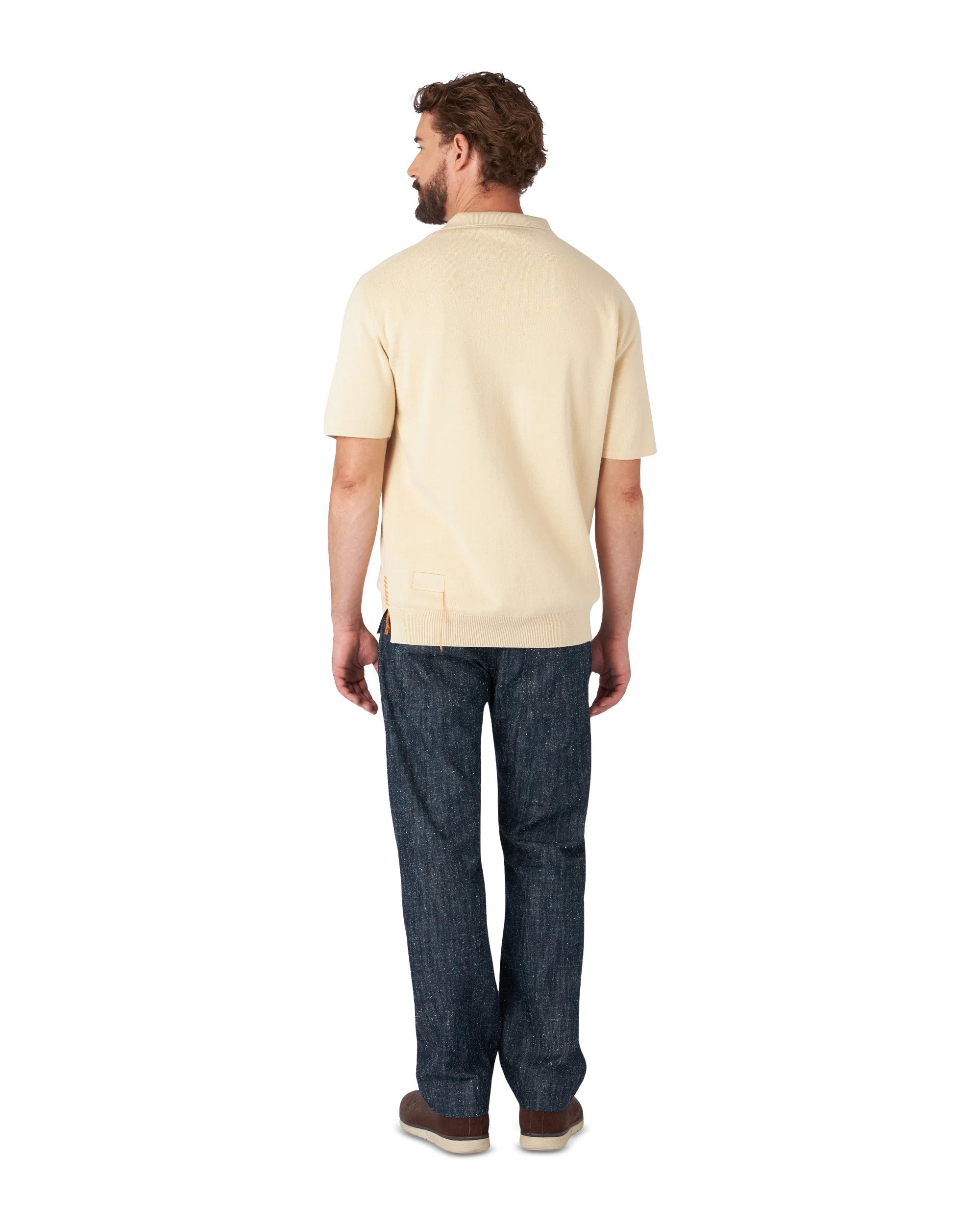 Laight Polo Manica Corta Zip 3/4