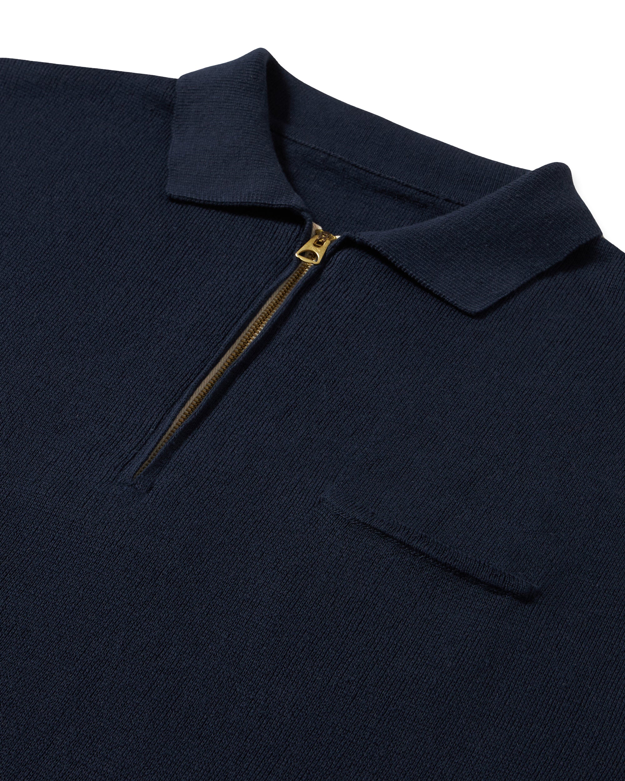 Laight Polo Manica Corta Zip 3/4