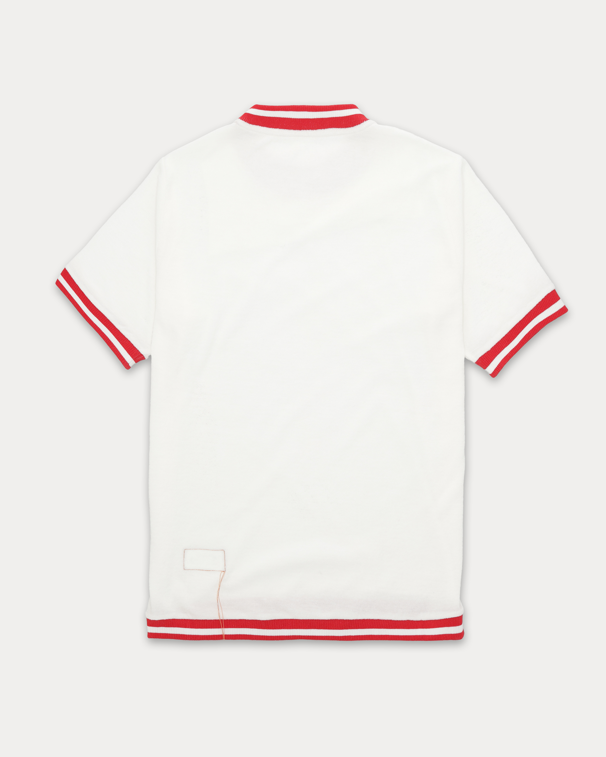 Led Terry Jersey T-Shirt With Striped Border