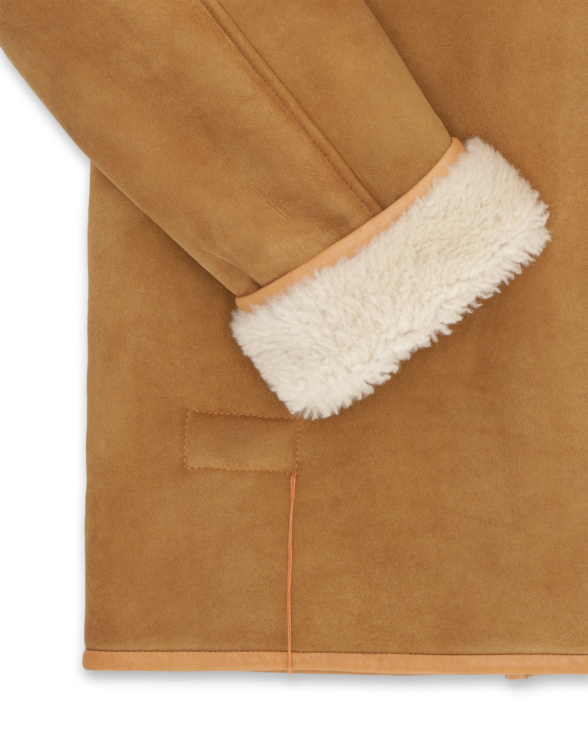 Lemans Double-Breasted Sheepskin Coat