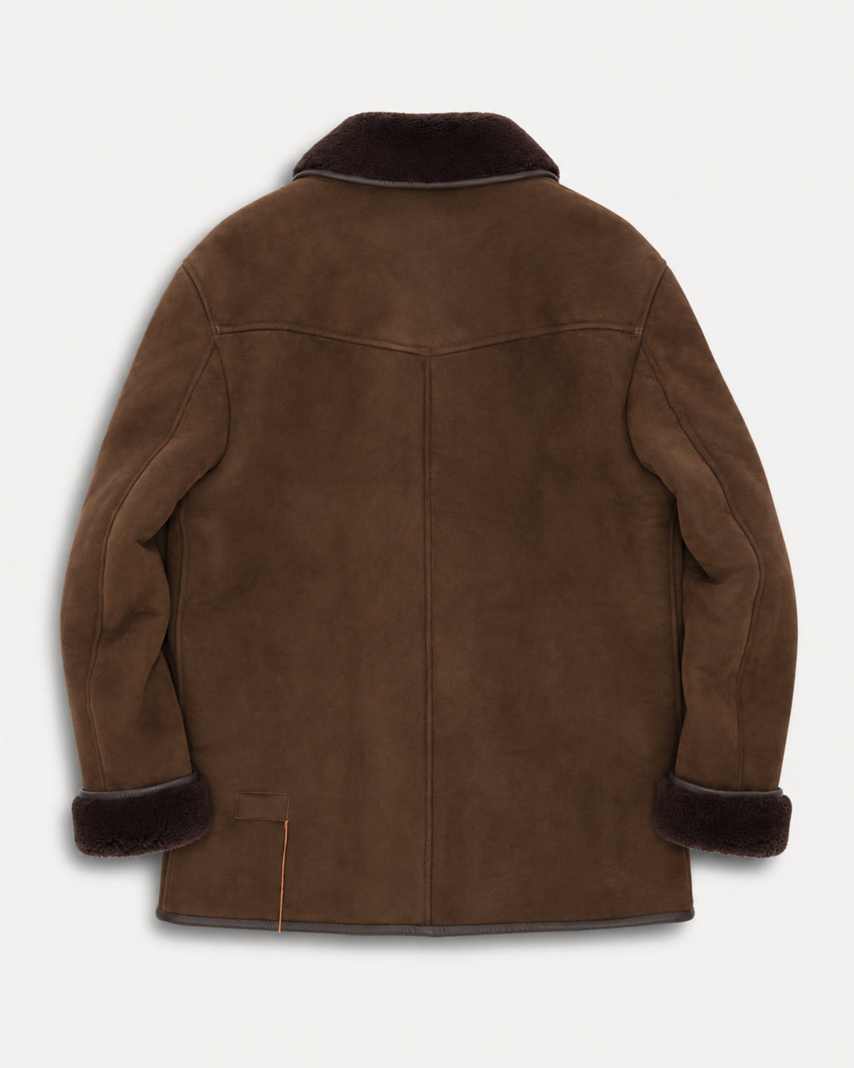 Lemans Double-Breasted Sheepskin Coat