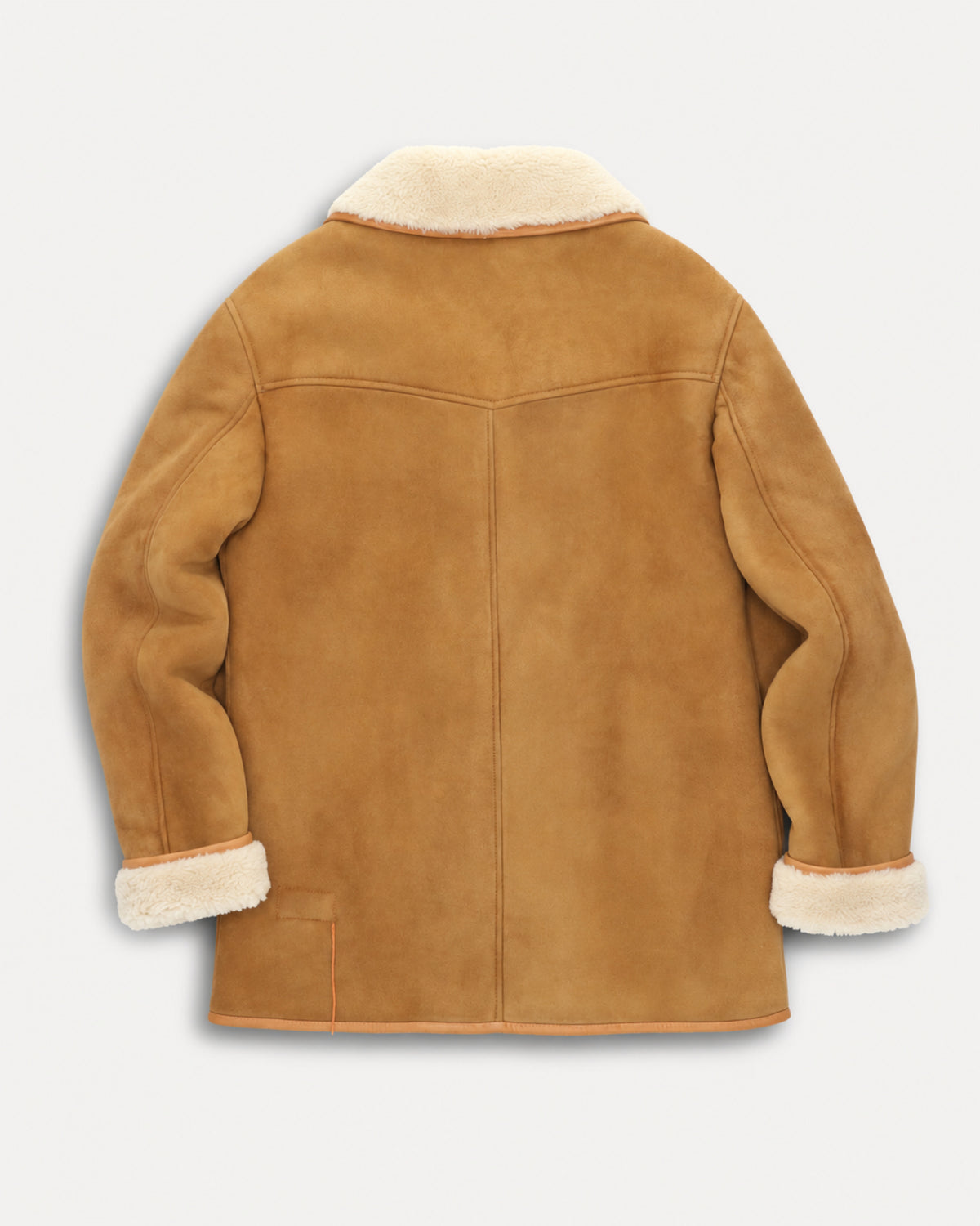 Lemans Double-Breasted Sheepskin Coat