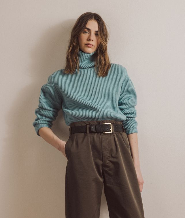 Leona Maglione Collo Alto In Lana