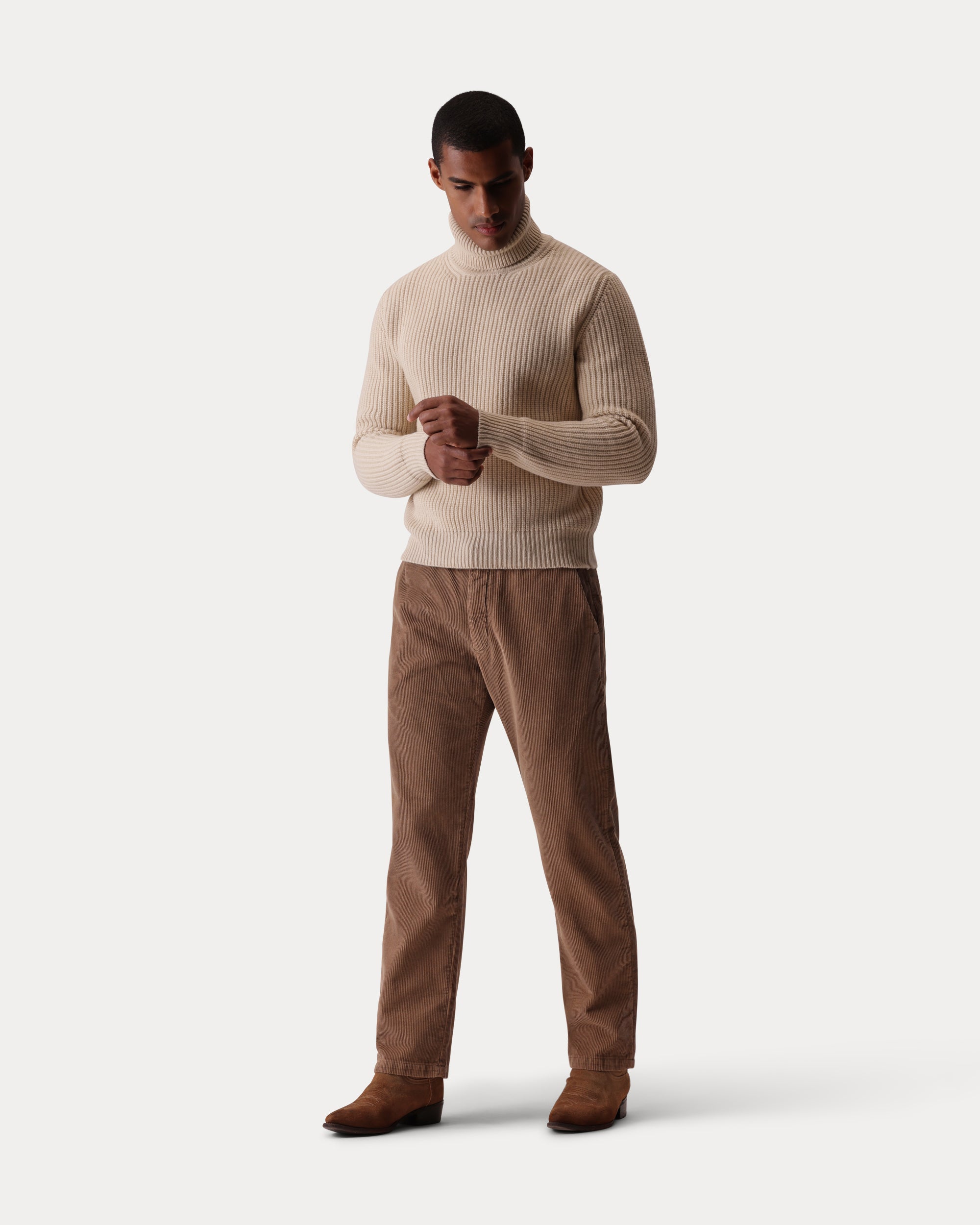 Lion High Neck Wool Jumper