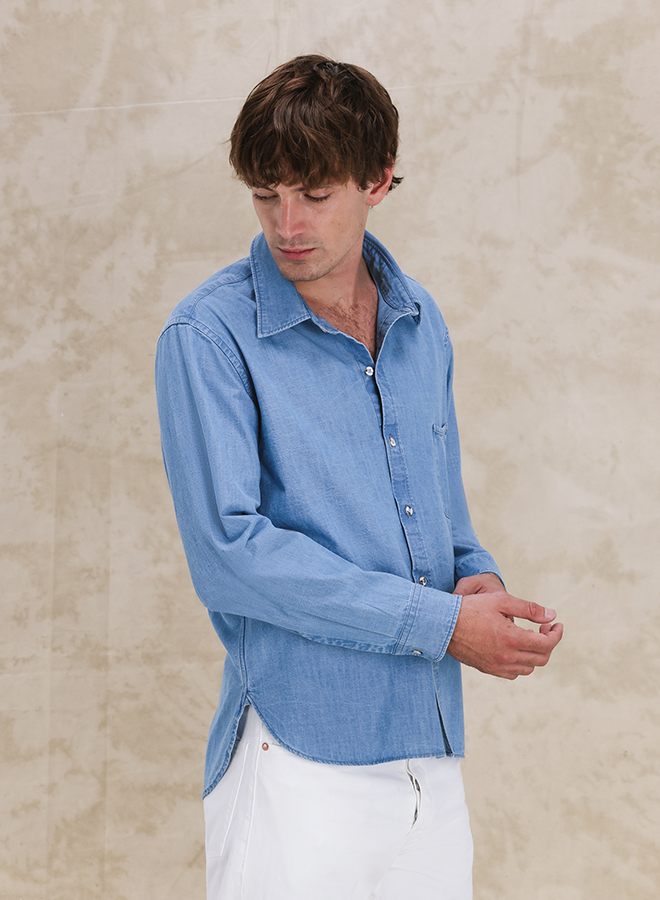 Liam Shirt Cotton With Chest Pocket Stondato