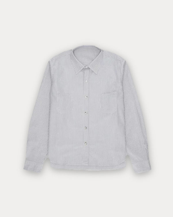 Liam Camicia In Cotone Con Taschino Stondato