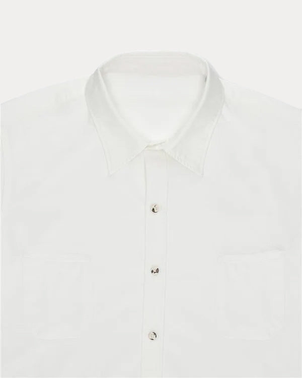 Liam Camicia In Cotone Con Taschino Stondato