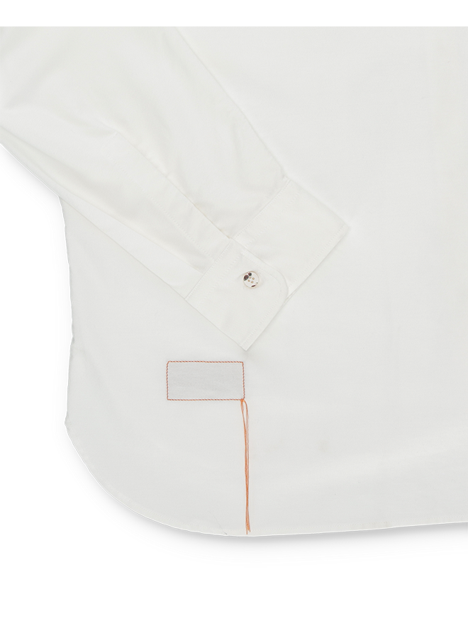 Liam Camicia In Cotone Con Taschino Stondato