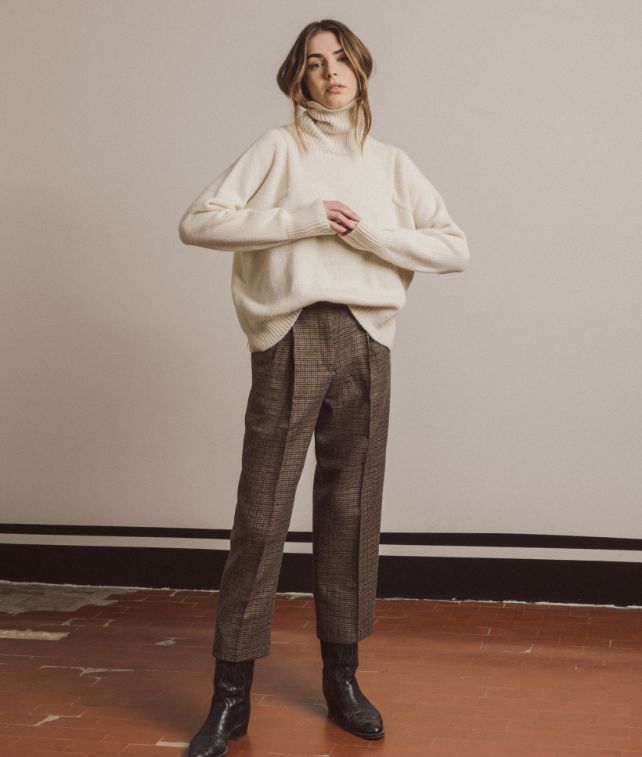 Lucy Maglione Collo Alto in Lana e Cashmere