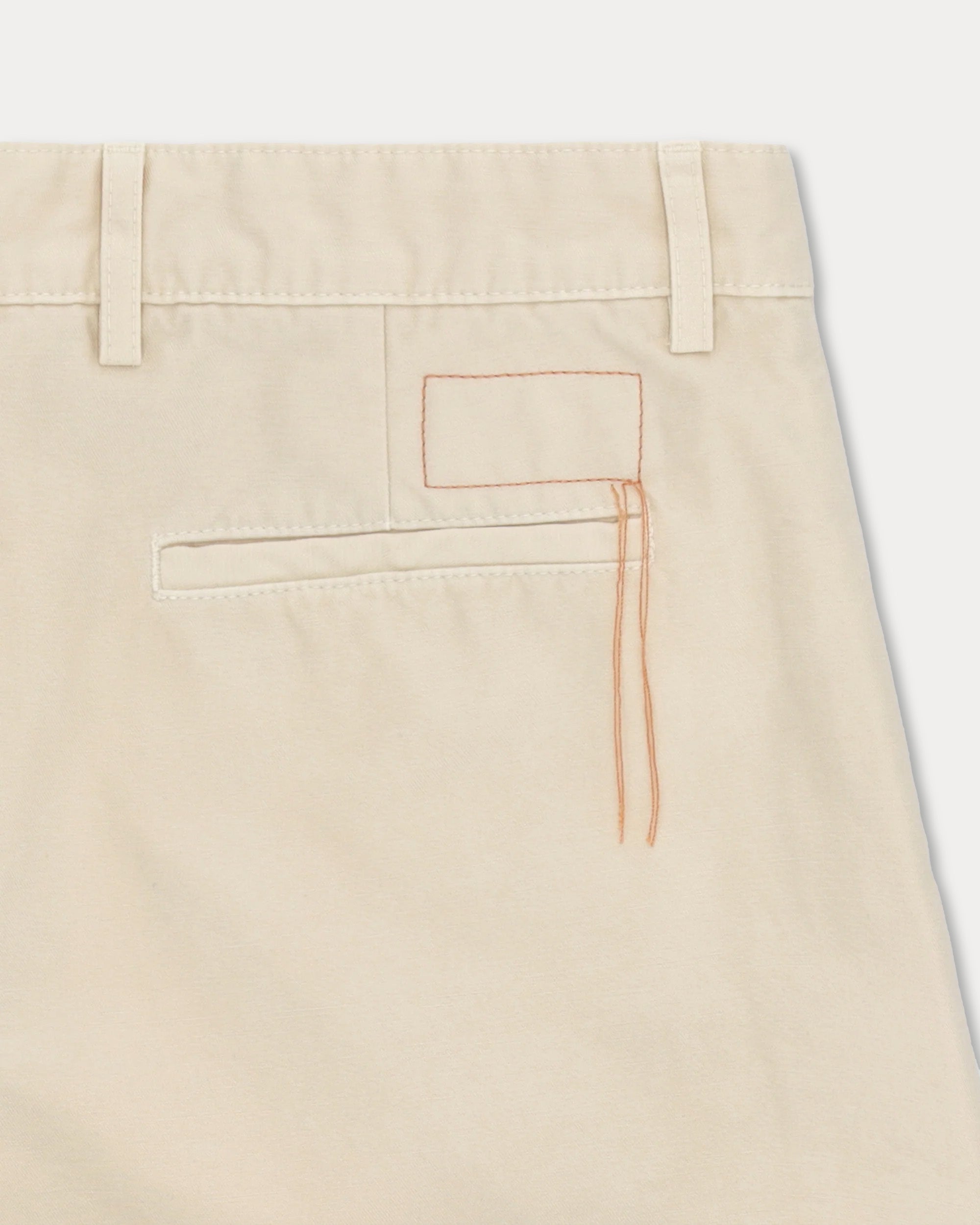 Maine Pantaloni In Canvas di Cotone Rovesciato