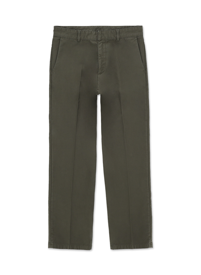 Maine Pantaloni In Canvas di Cotone Rovesciato