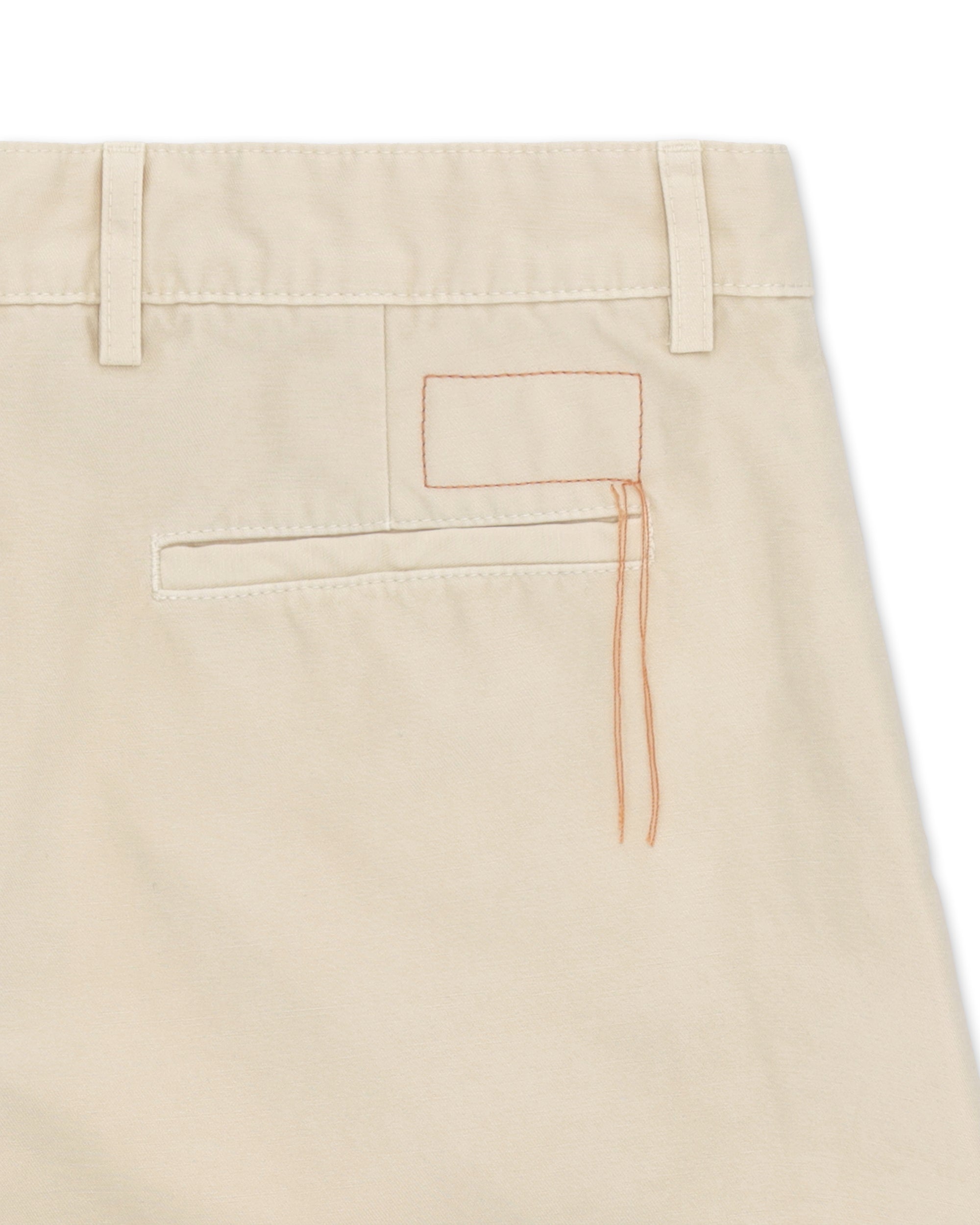 Maine Pantaloni In Canvas di Cotone Rovesciato