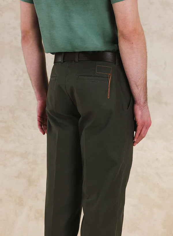 Maine33 Reverse Cotton Canvas Pants