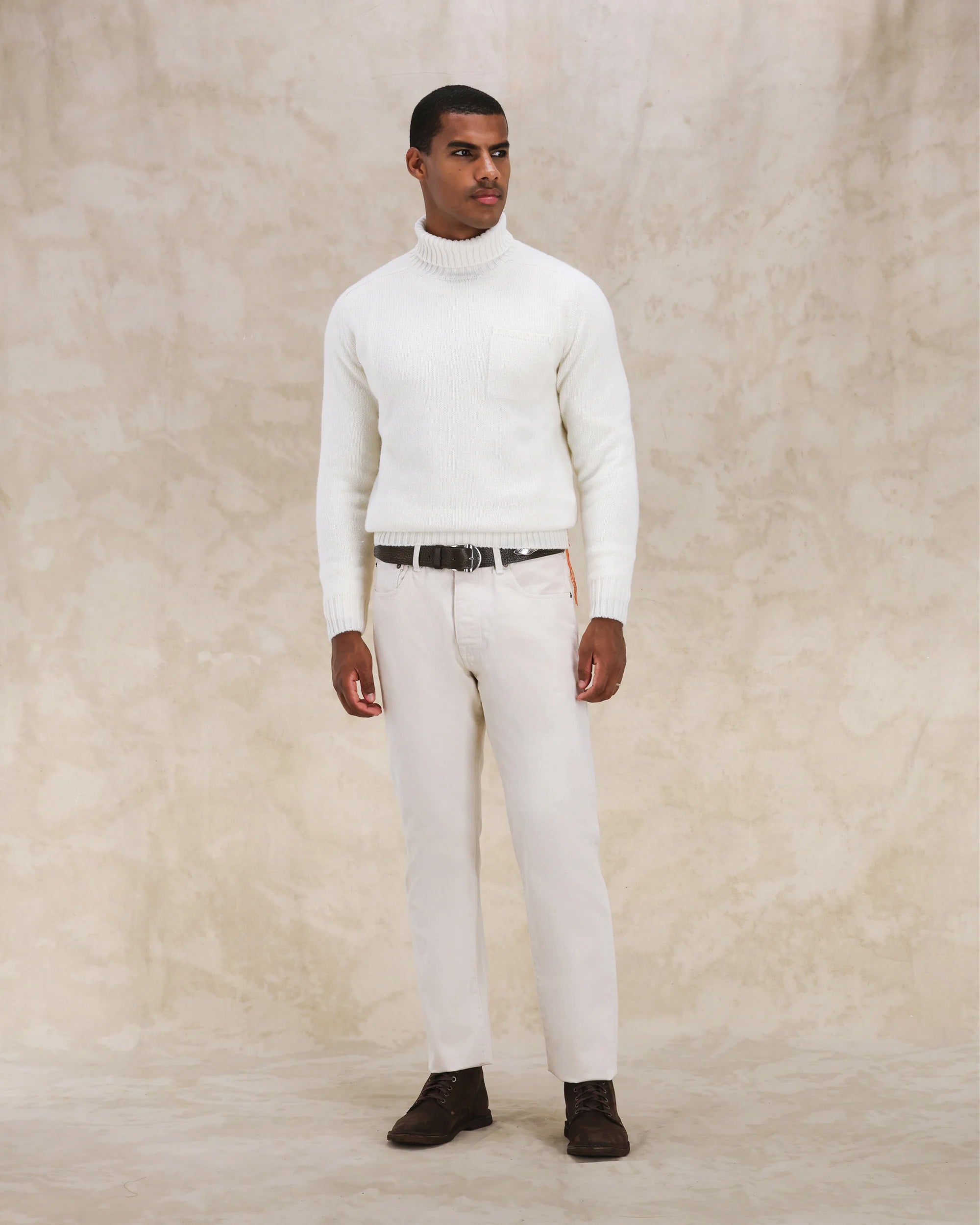 Mallory Maglione Collo Alto In Lana Merino