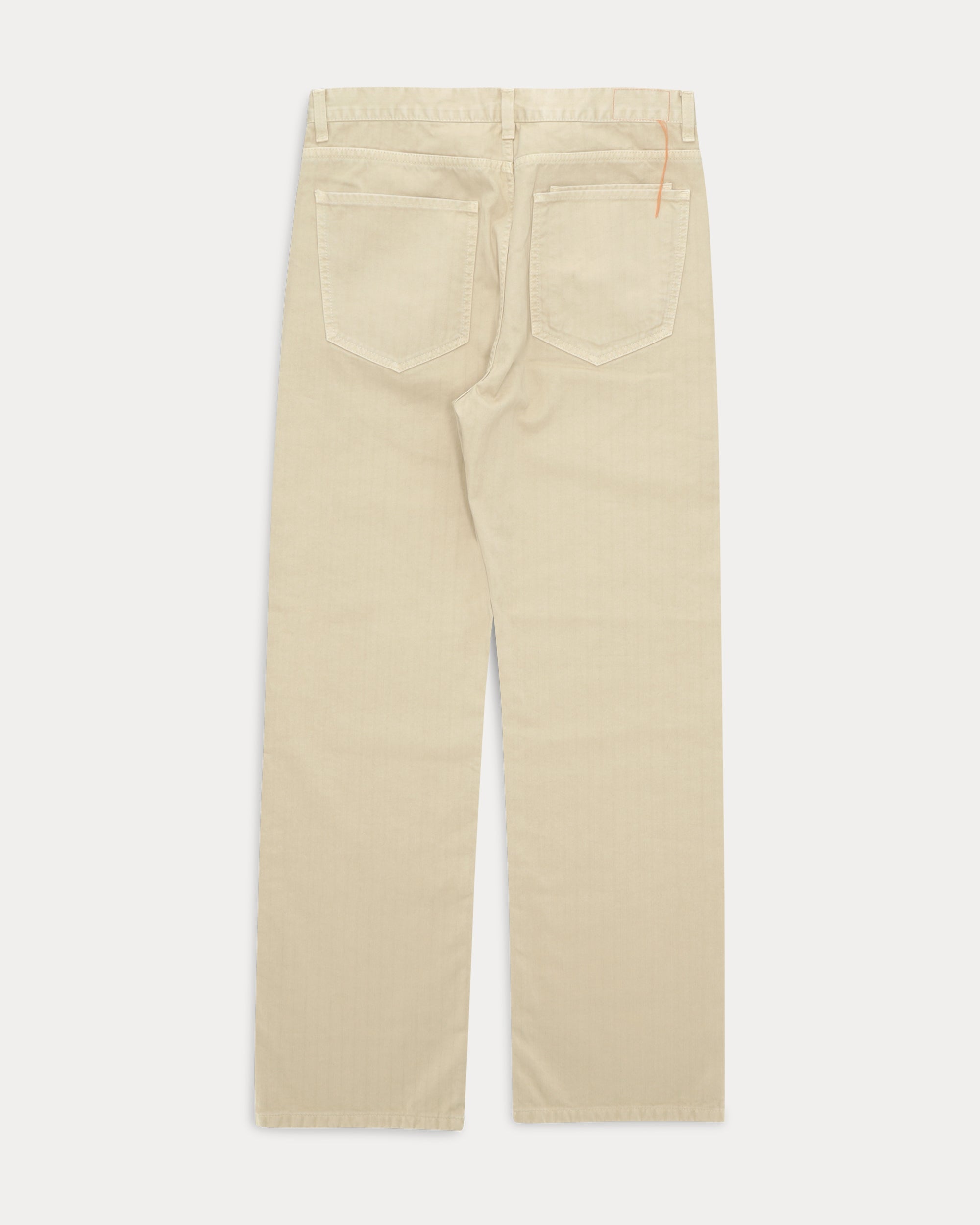 Mcqueen Pantaloni in Herringbone di Cotone