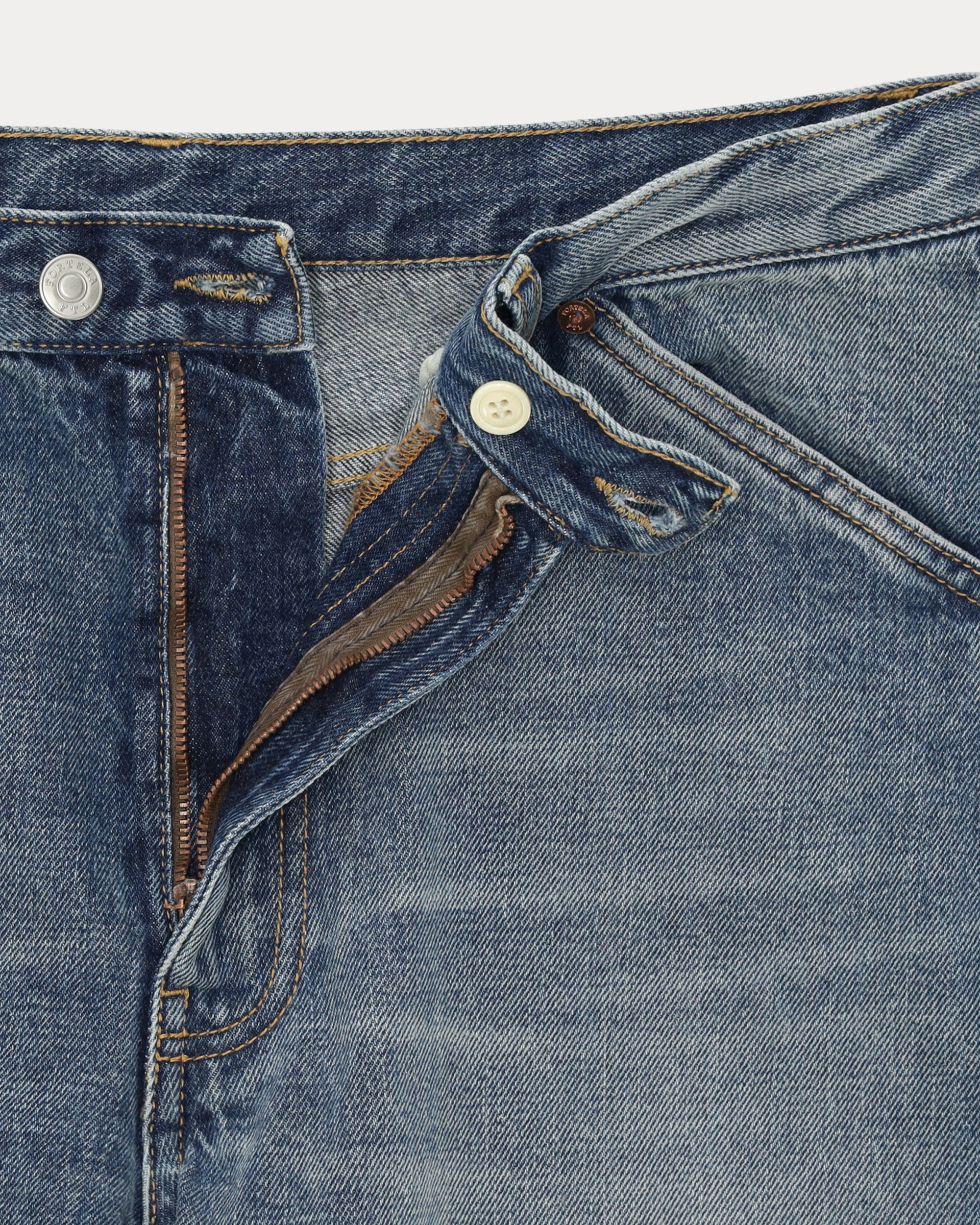 Mcqueen Japan Denim 5 Pockets Regular Fit Stone Wash