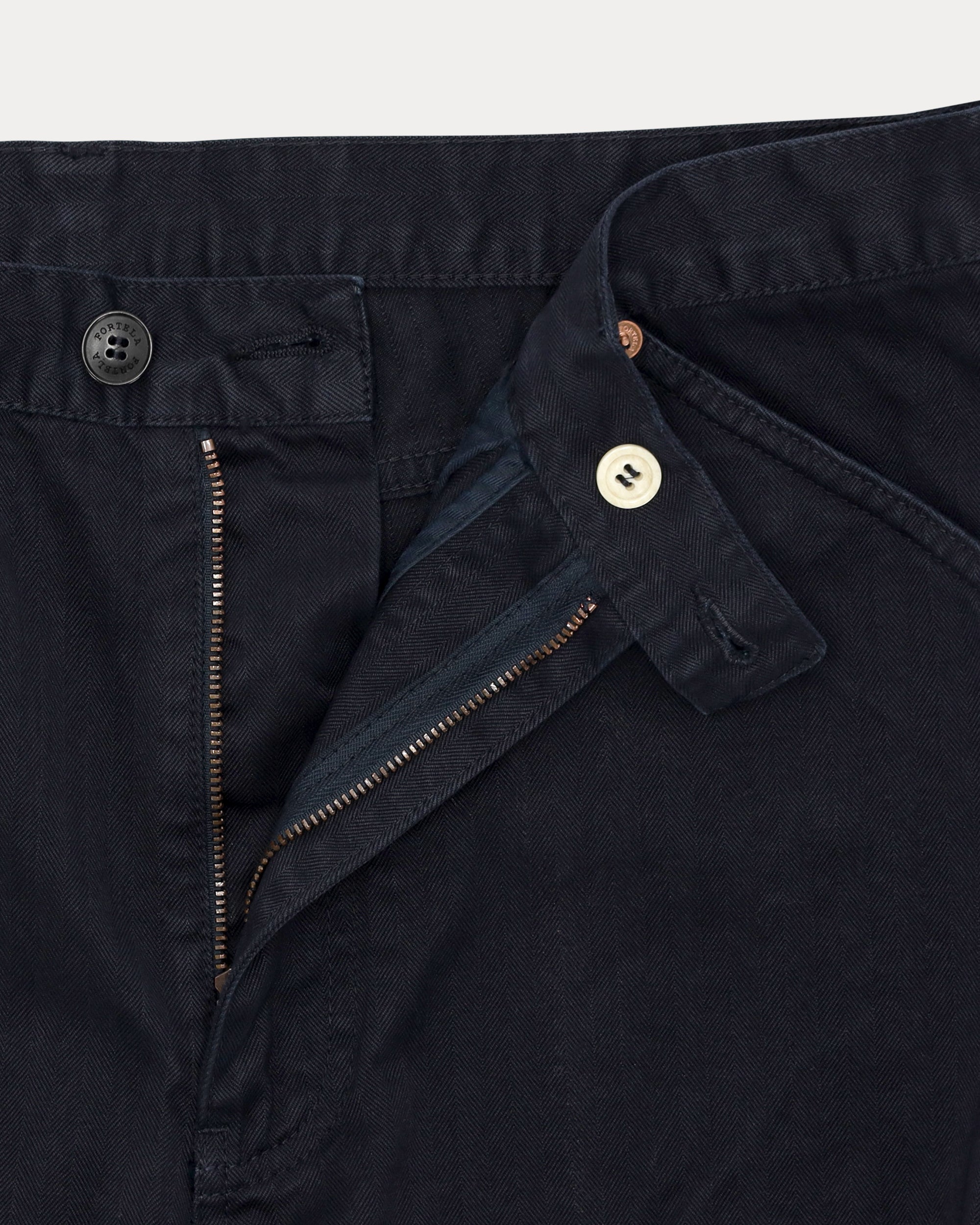Mcqueen Cotton Herringbone Trousers