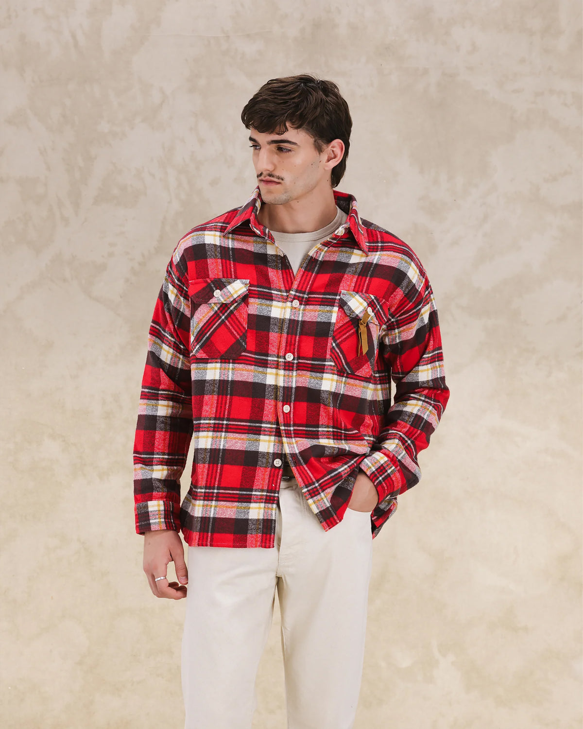 Mescal Checkered Flannel Overshirt